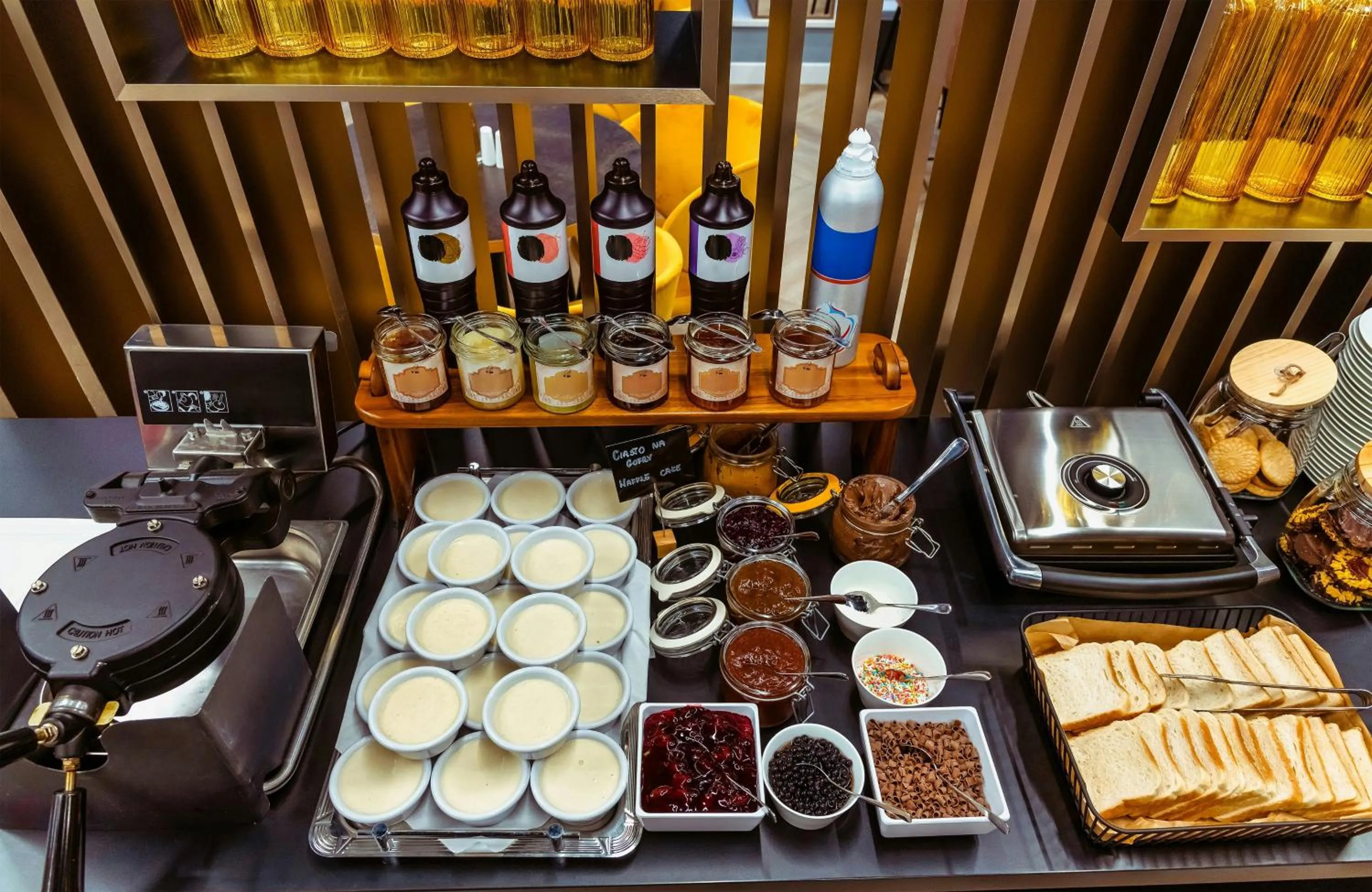 Buffet breakfast in Leonardo Boutique Hotel Krakow Old Town