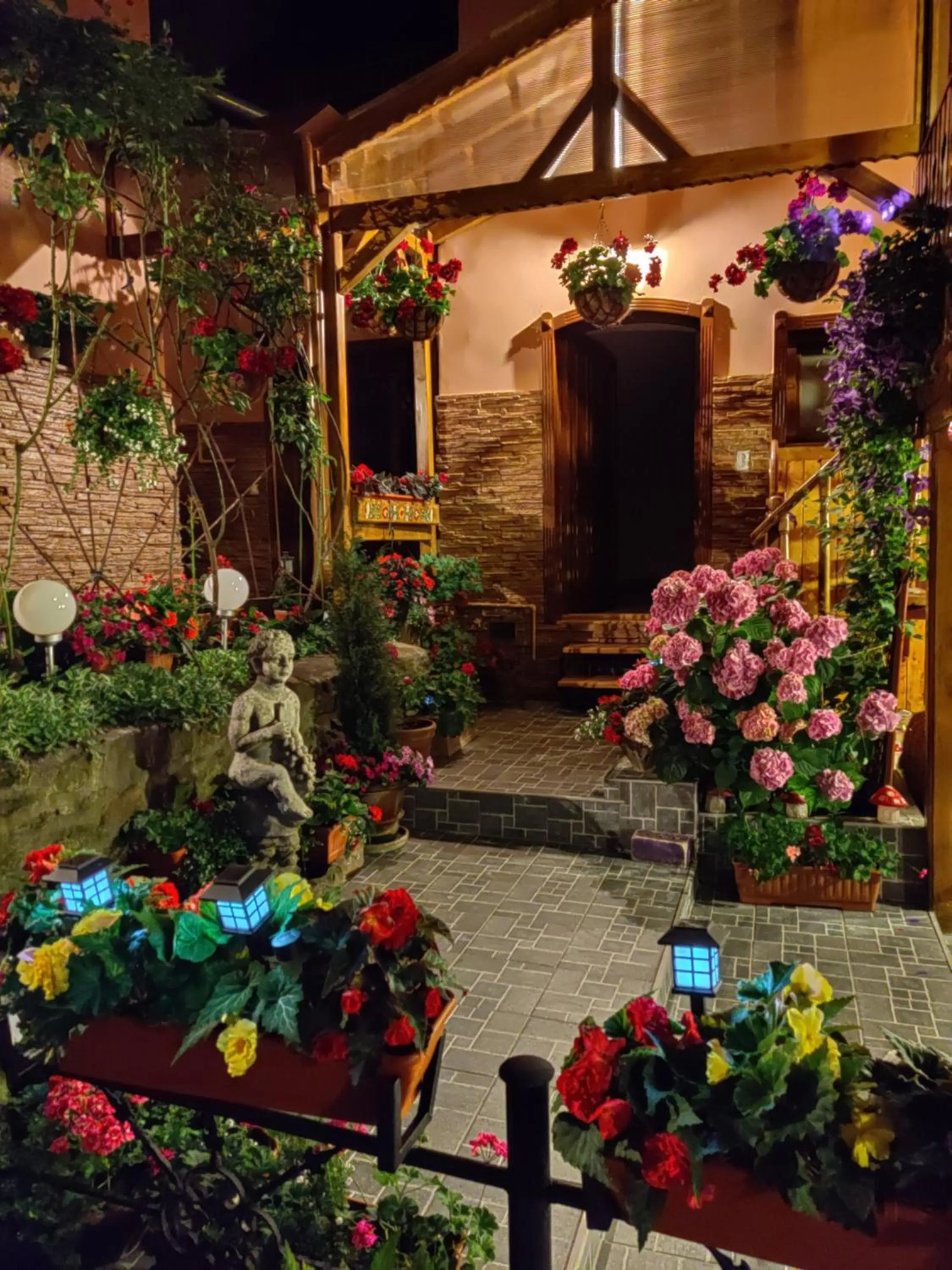 Garden in La Teo Pensiune si Pivnita