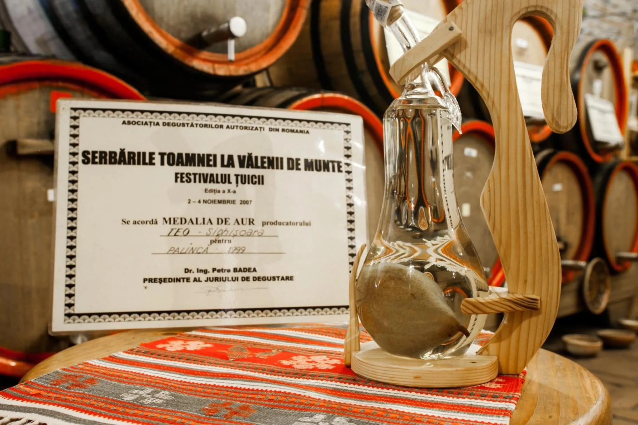 Logo/Certificate/Sign in La Teo Pensiune si Pivnita