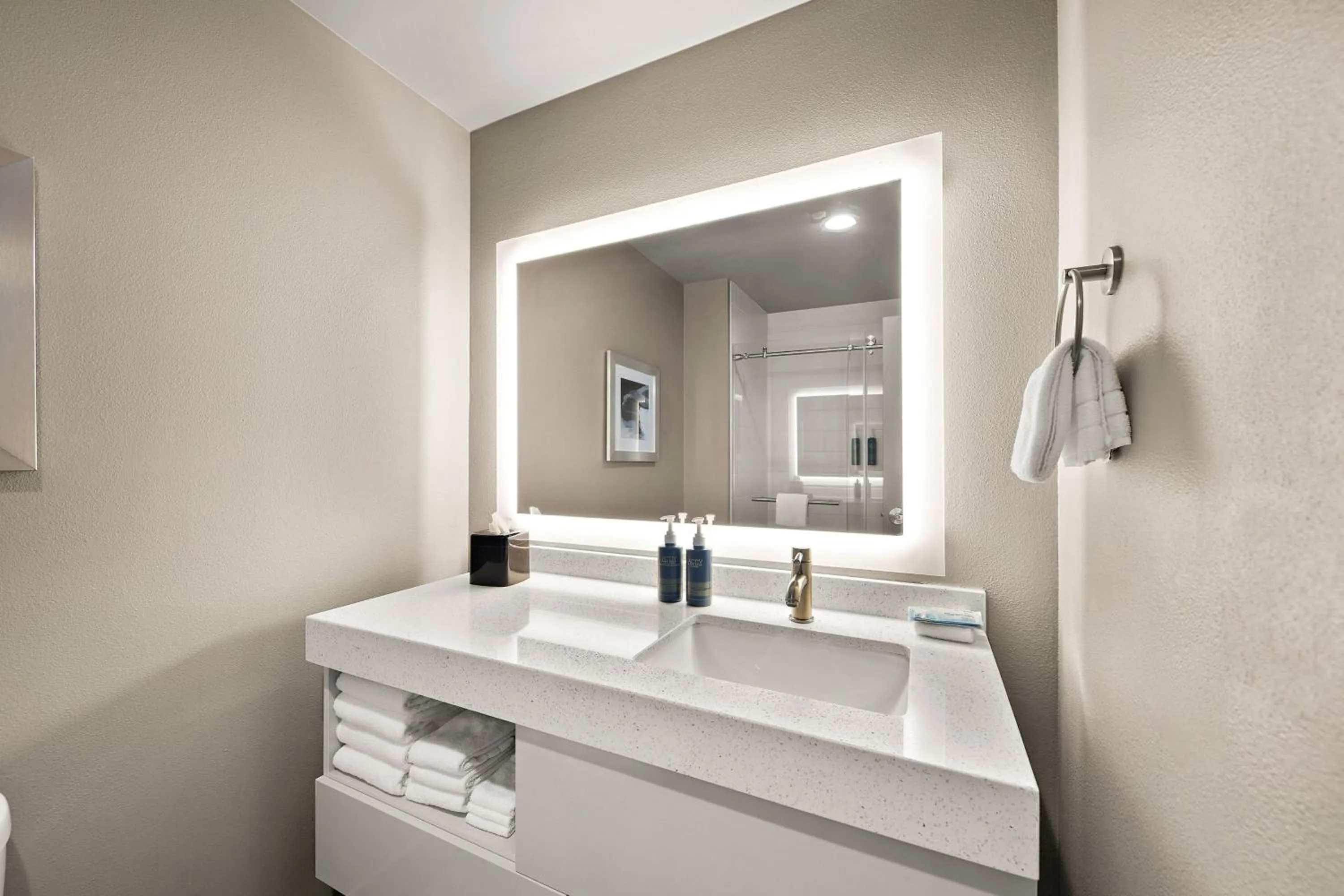 Bathroom in Four Points by Sheraton Plano