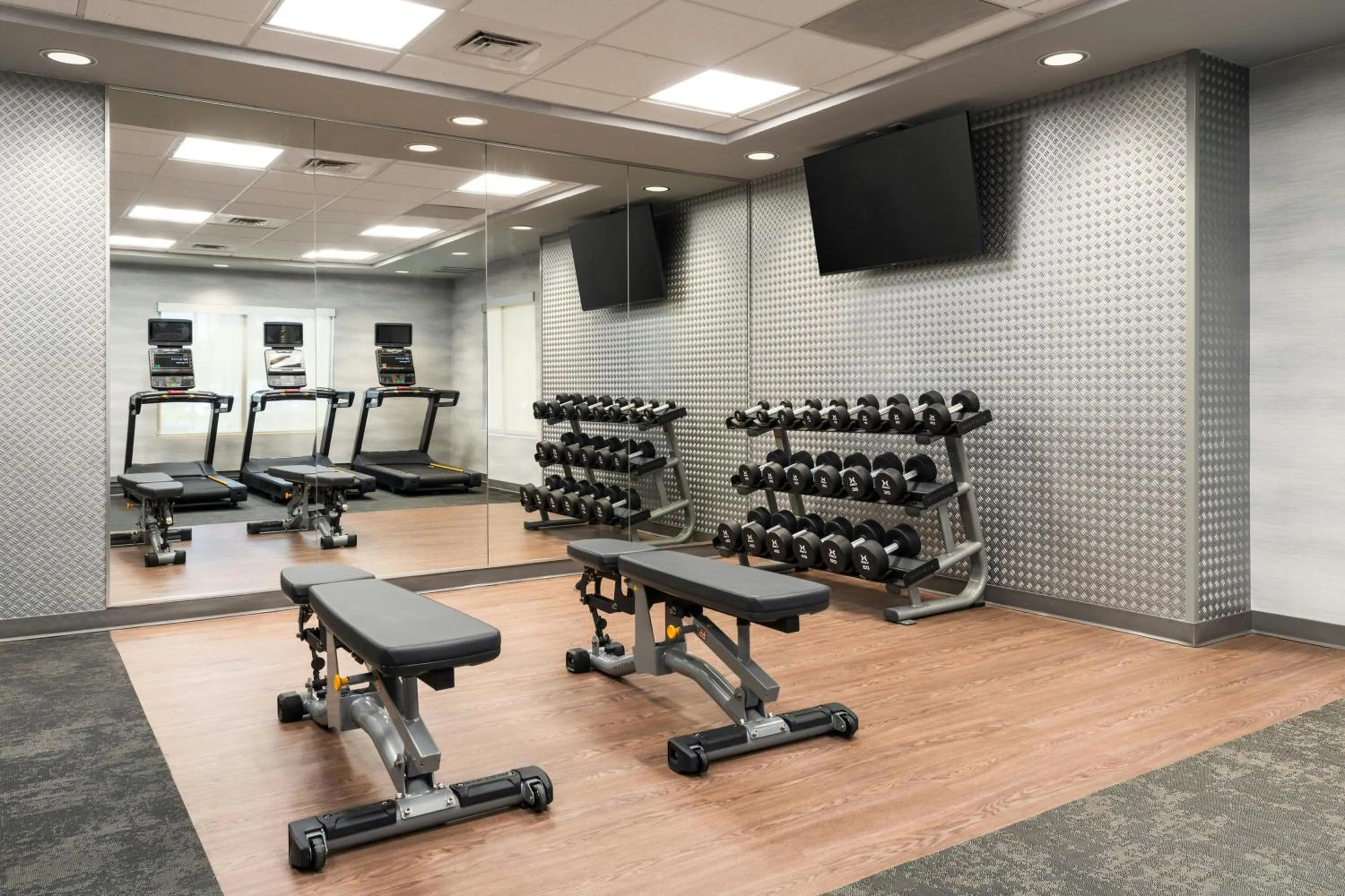 Fitness centre/facilities in Fairfield Inn and Suites Jacksonville Beach
