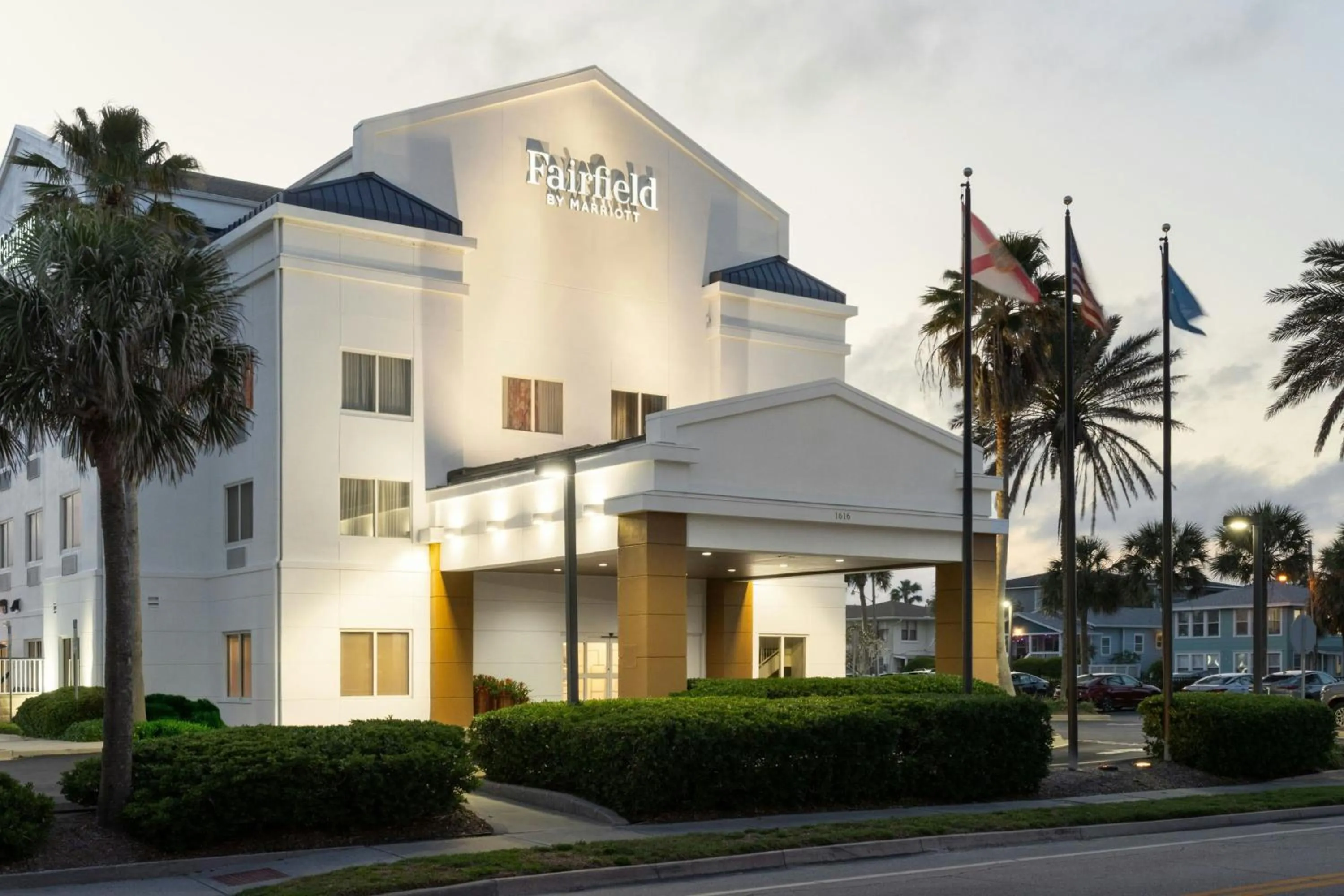 Property building in Fairfield Inn and Suites Jacksonville Beach