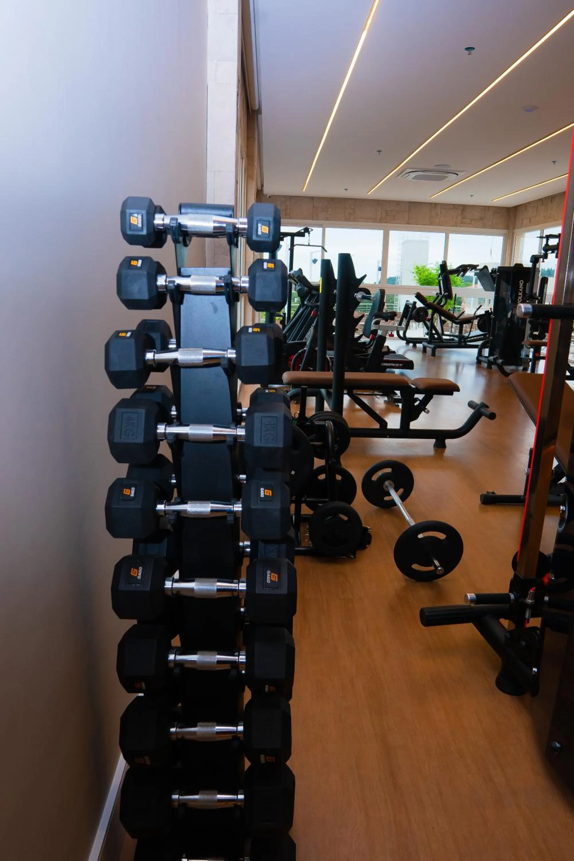 Fitness centre/facilities in Hotel Recanto Maestro