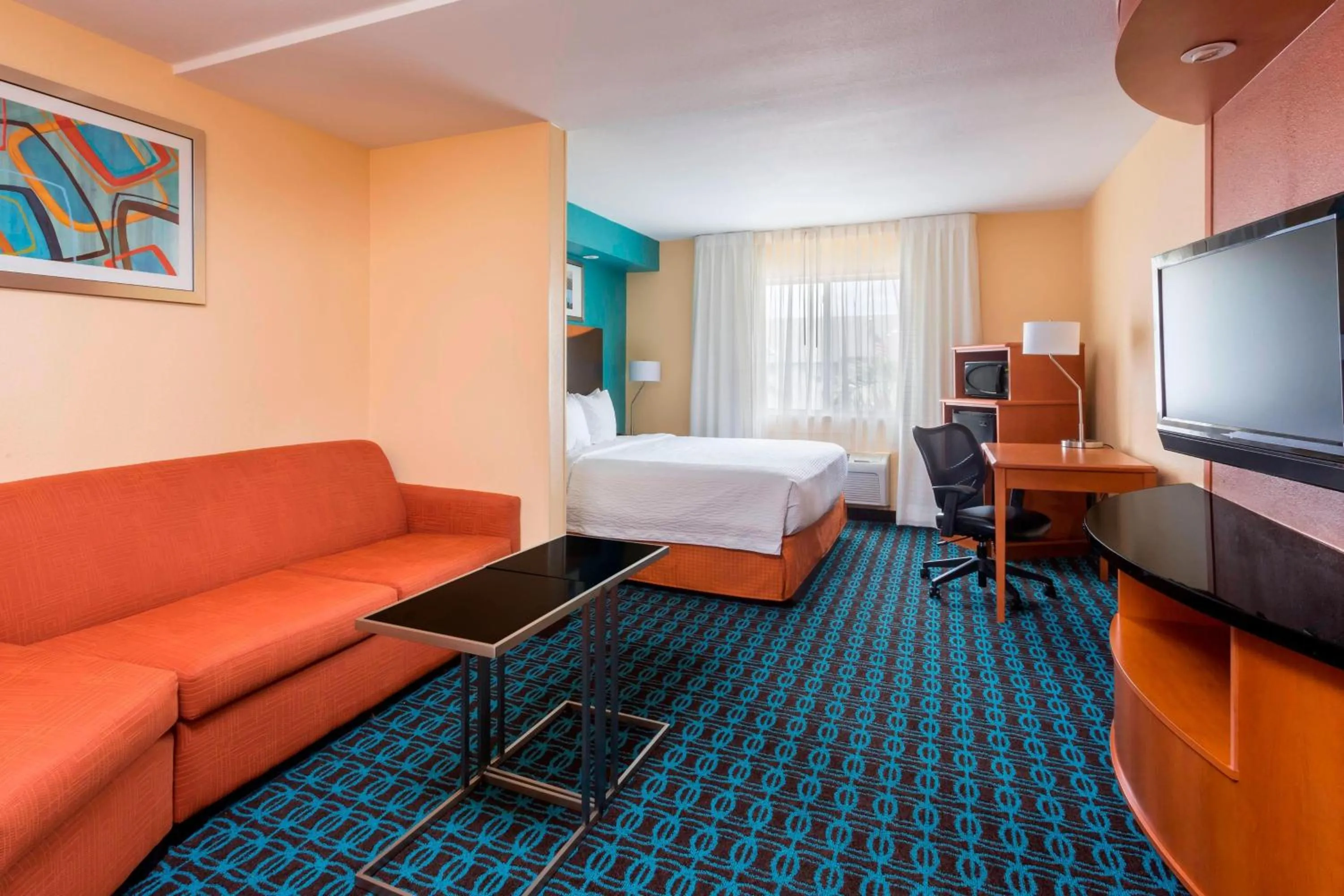 Photo of the whole room, Bed in Fairfield Inn & Suites Corpus Christi