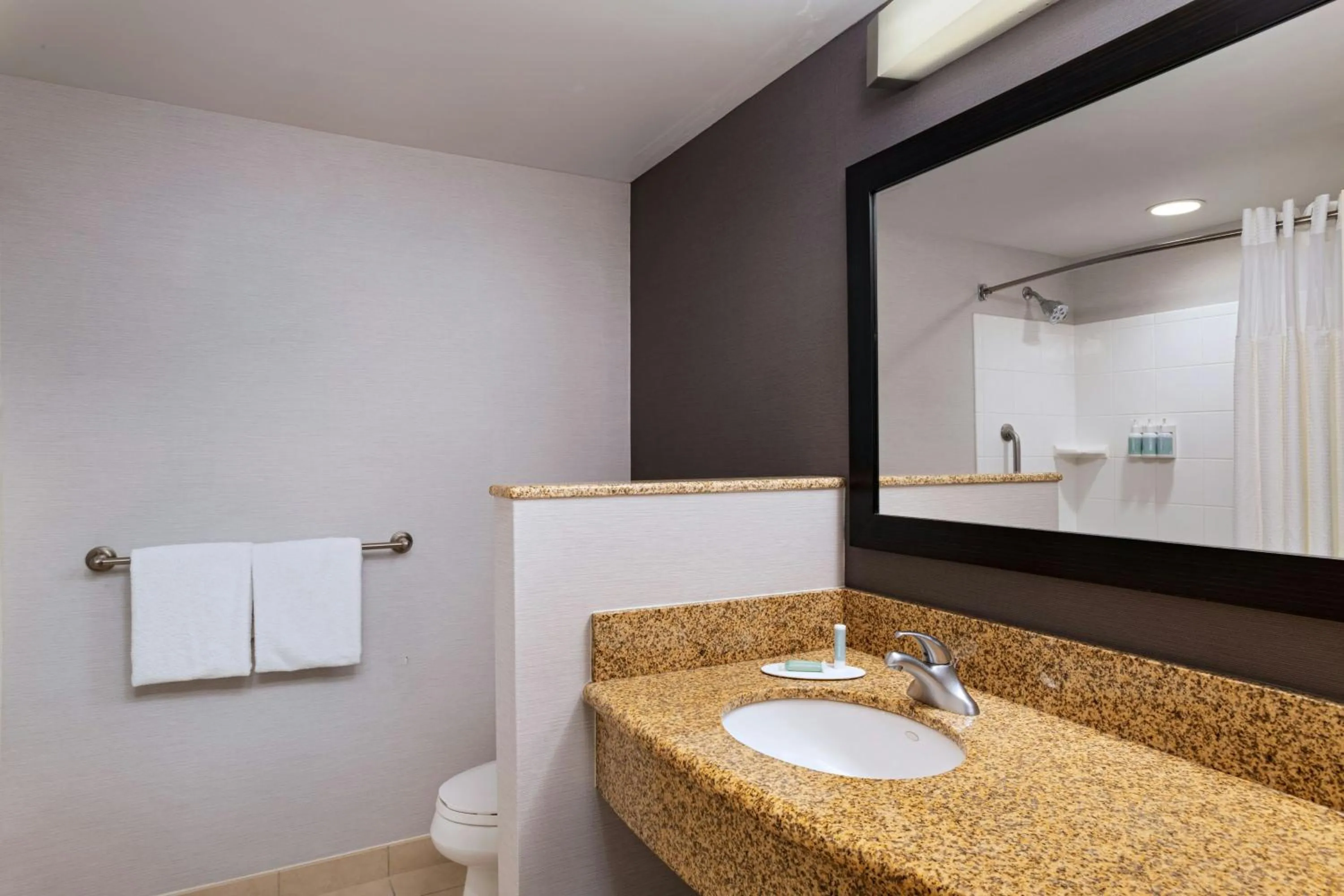 Bathroom in Courtyard by Marriott Omaha Aksarben Village