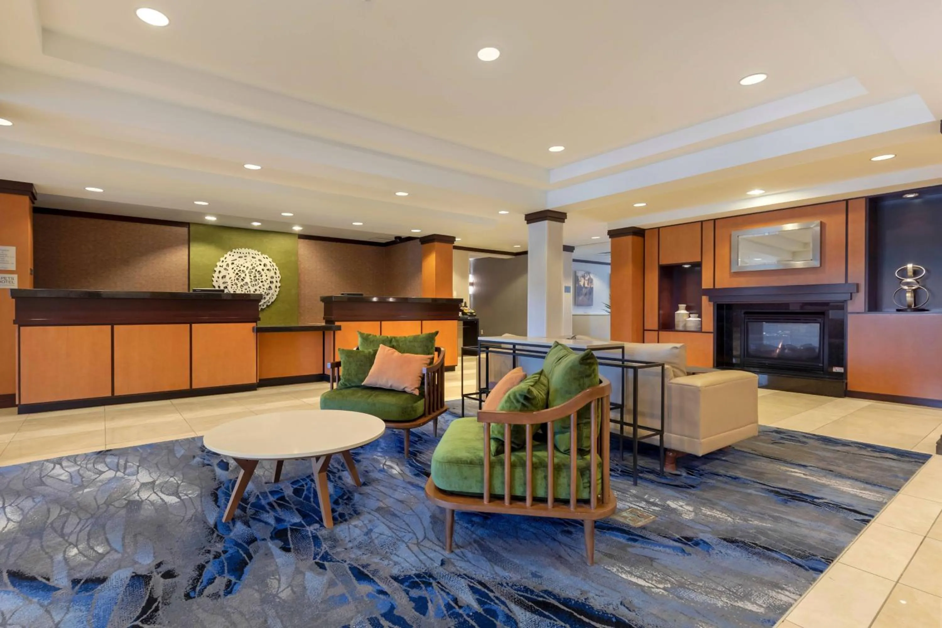Lobby or reception in Fairfield Inn & Suites by Marriott Rockford