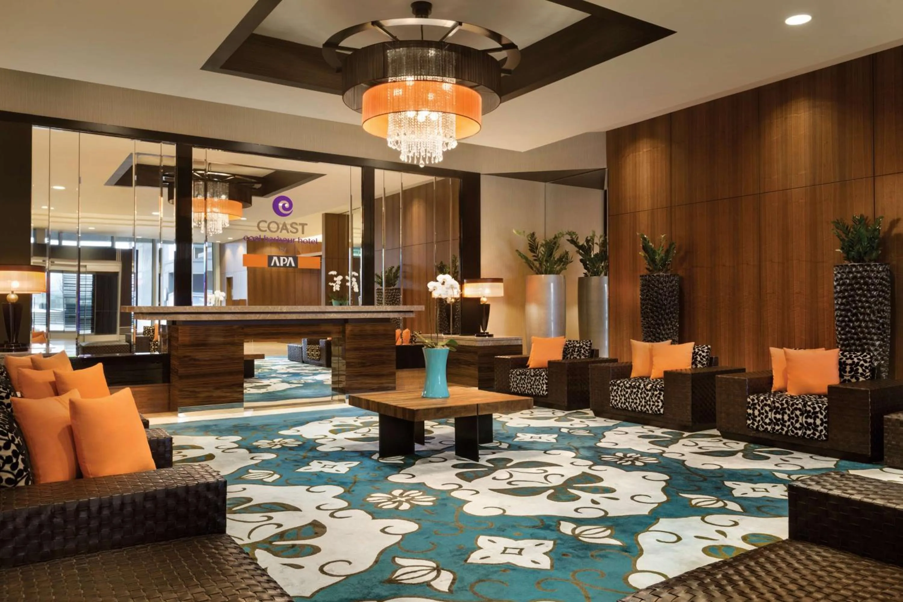 Lobby or reception in Coast Coal Harbour Vancouver Hotel by APA