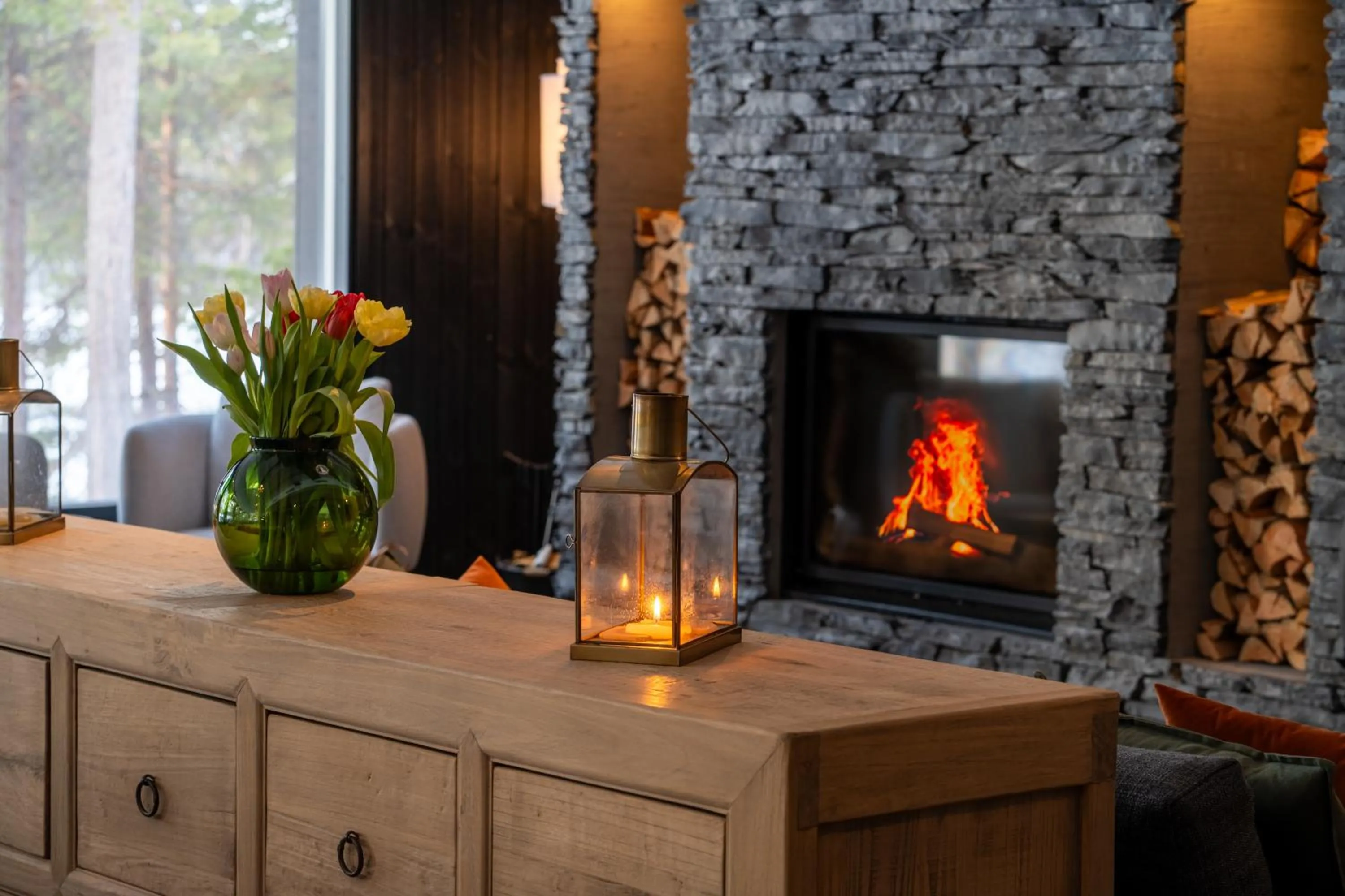 Decorative detail in Wilderness Hotel Juutua