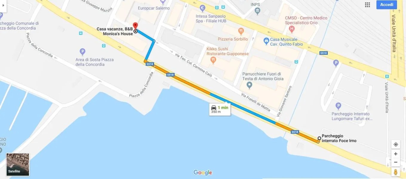 Location in B&B Monica's House