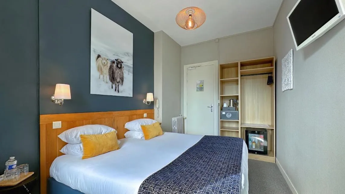 Photo of the whole room, Bed in Hôtel Coeur De Loire