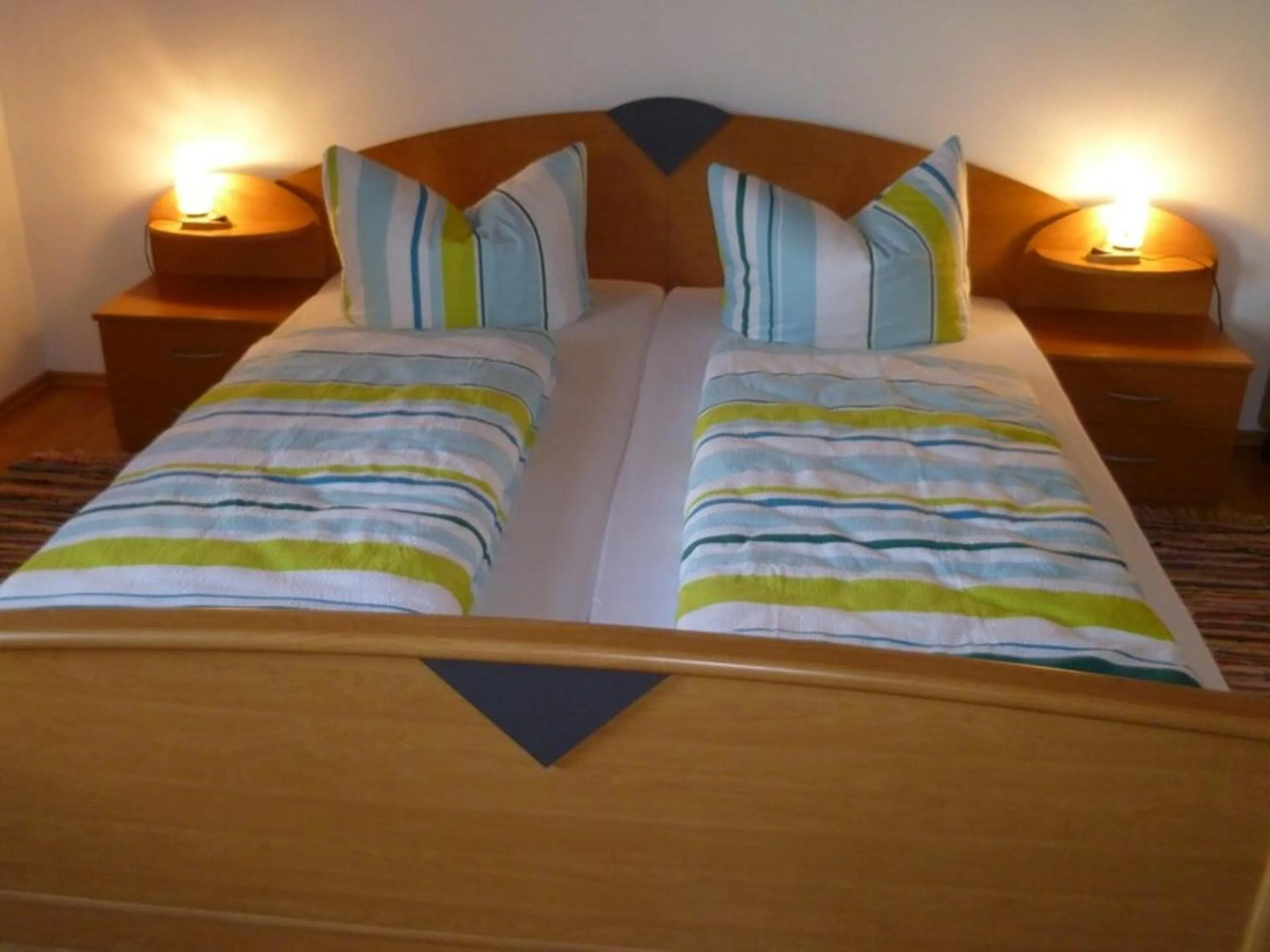 Bed in Ferienwohnung Wenzl
