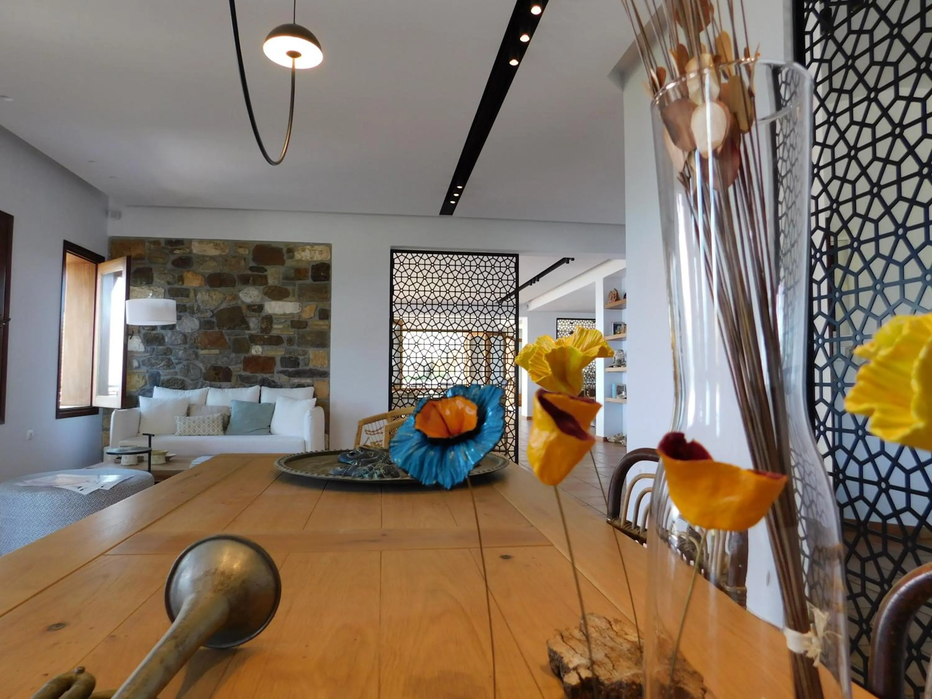 Bed in Yialasi Hotel