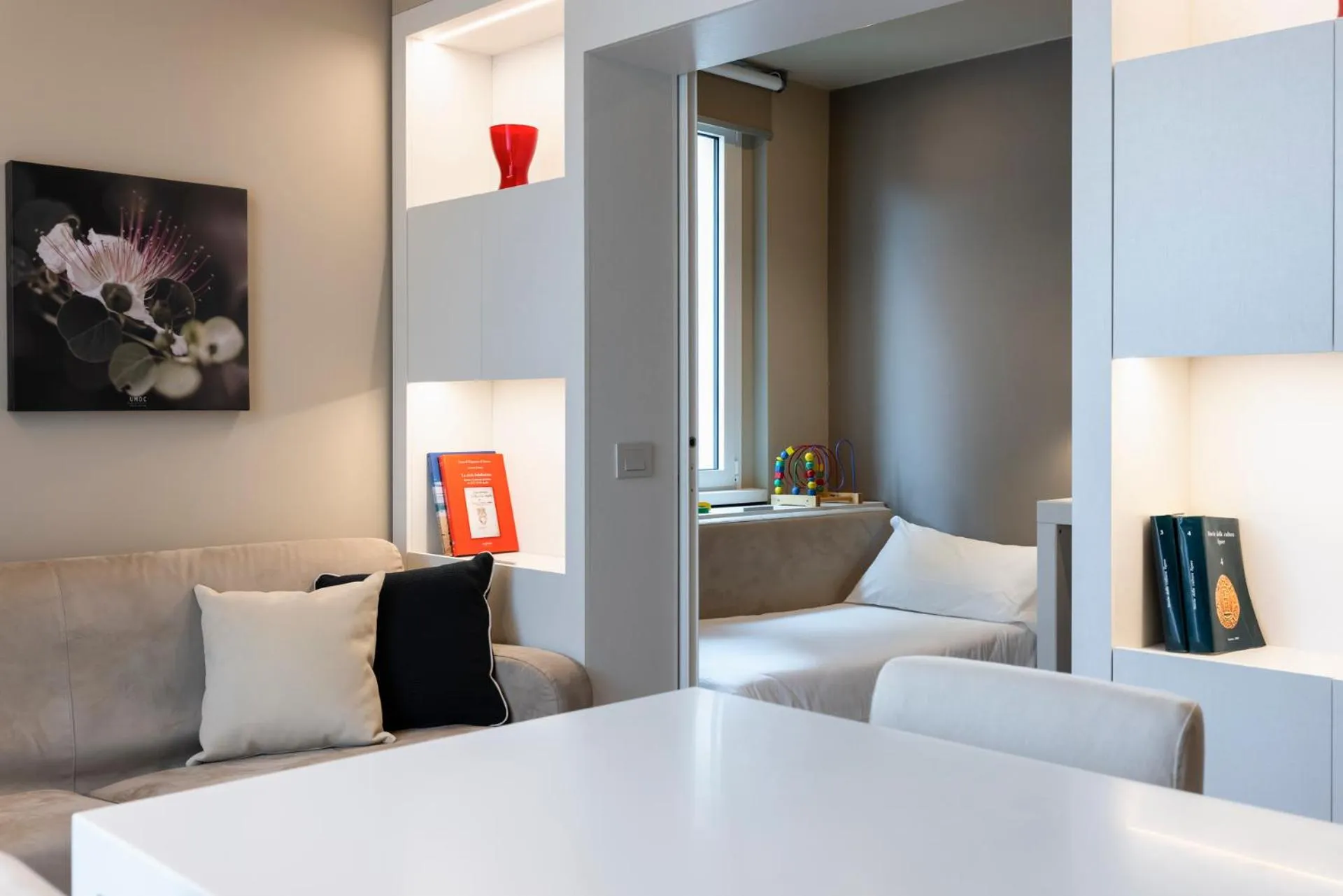 Seating area in Residence Oliveto