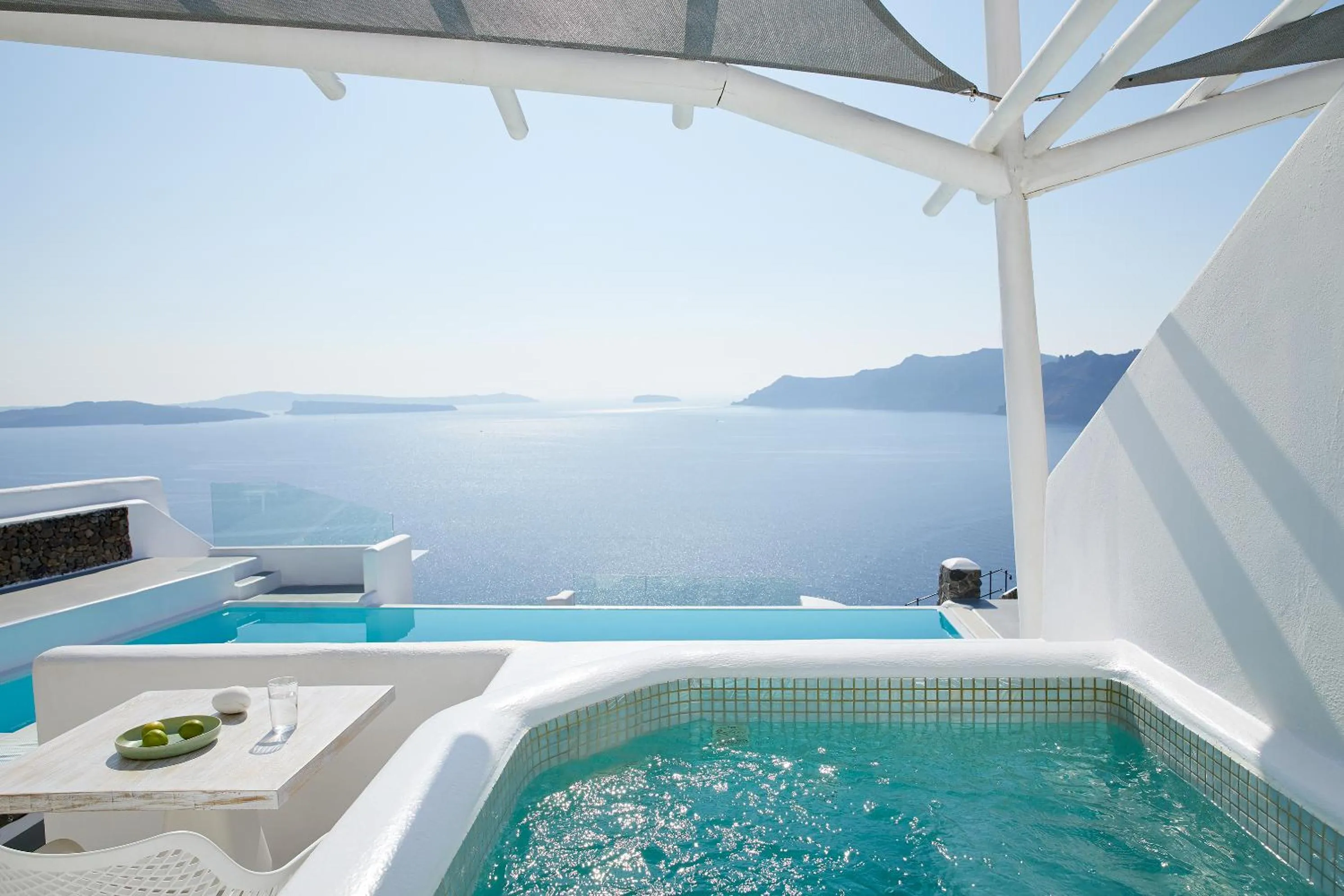 Hot Tub in La Perla Villas and Suites - Adults Only