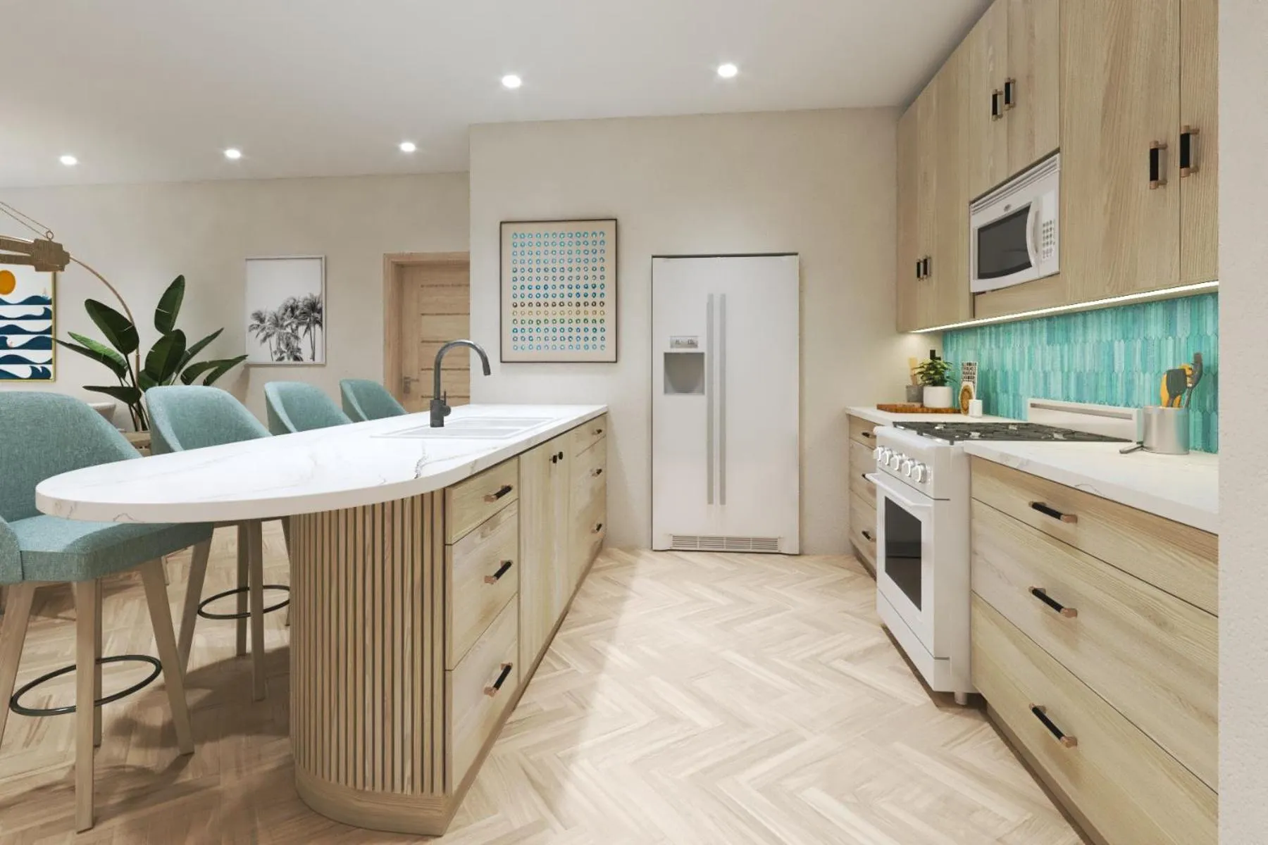 Kitchen or kitchenette in Bay Gardens Beach Resort & Spa