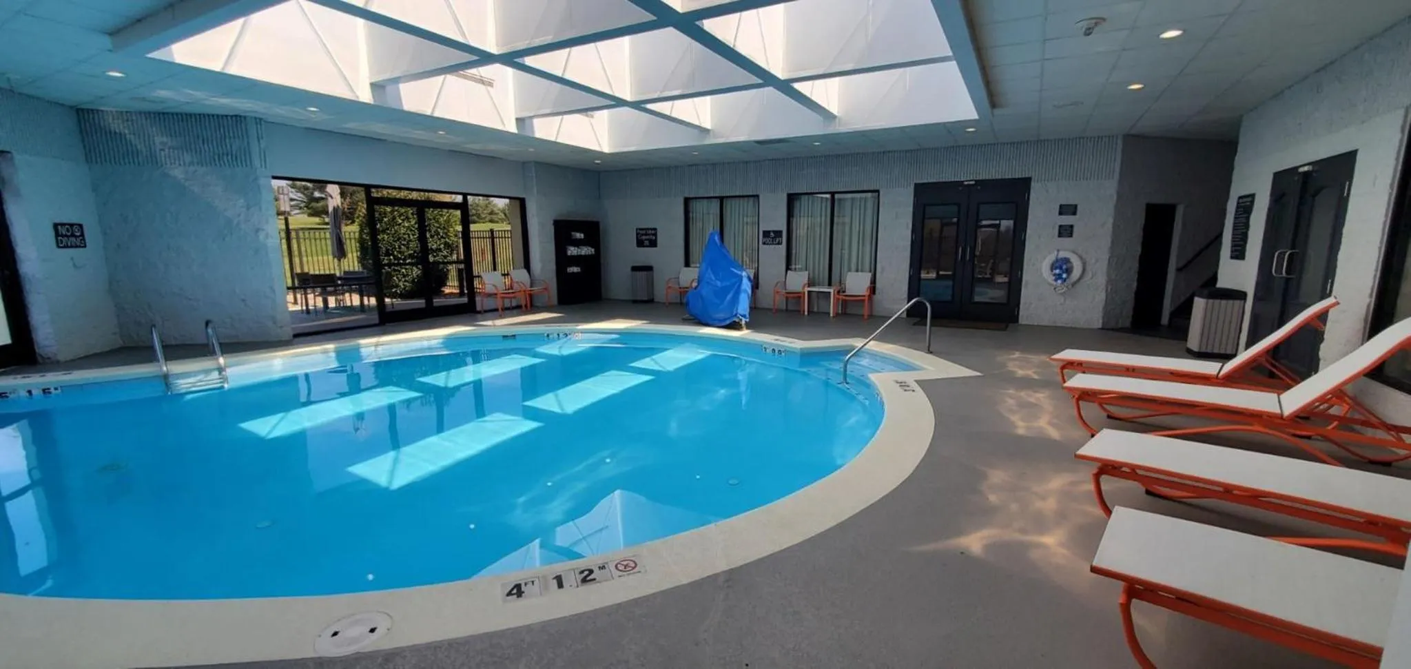 Swimming pool in Holiday Inn Staunton Conference Center by IHG