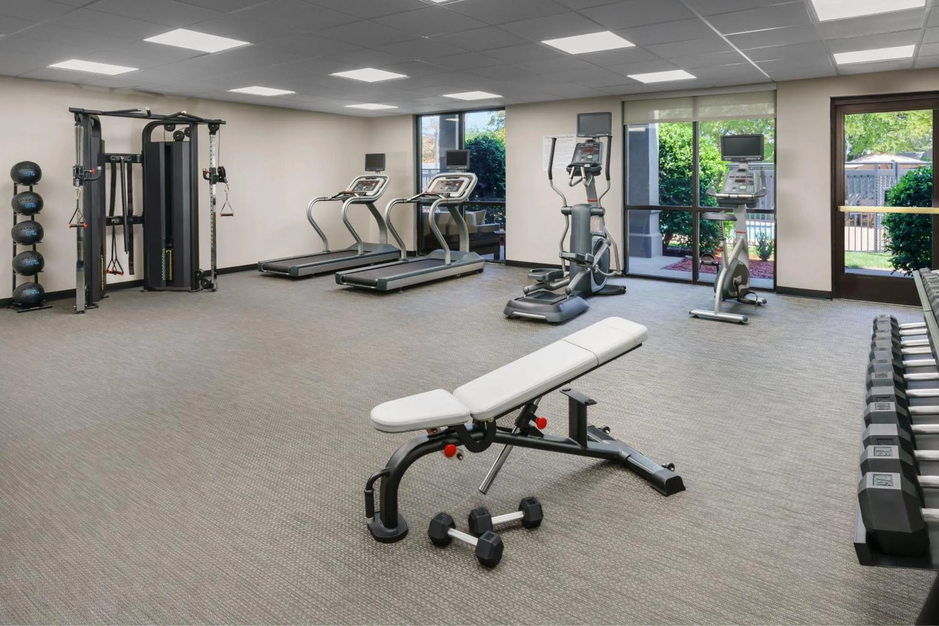 Fitness centre/facilities in Courtyard by Marriott Dallas Lewisville