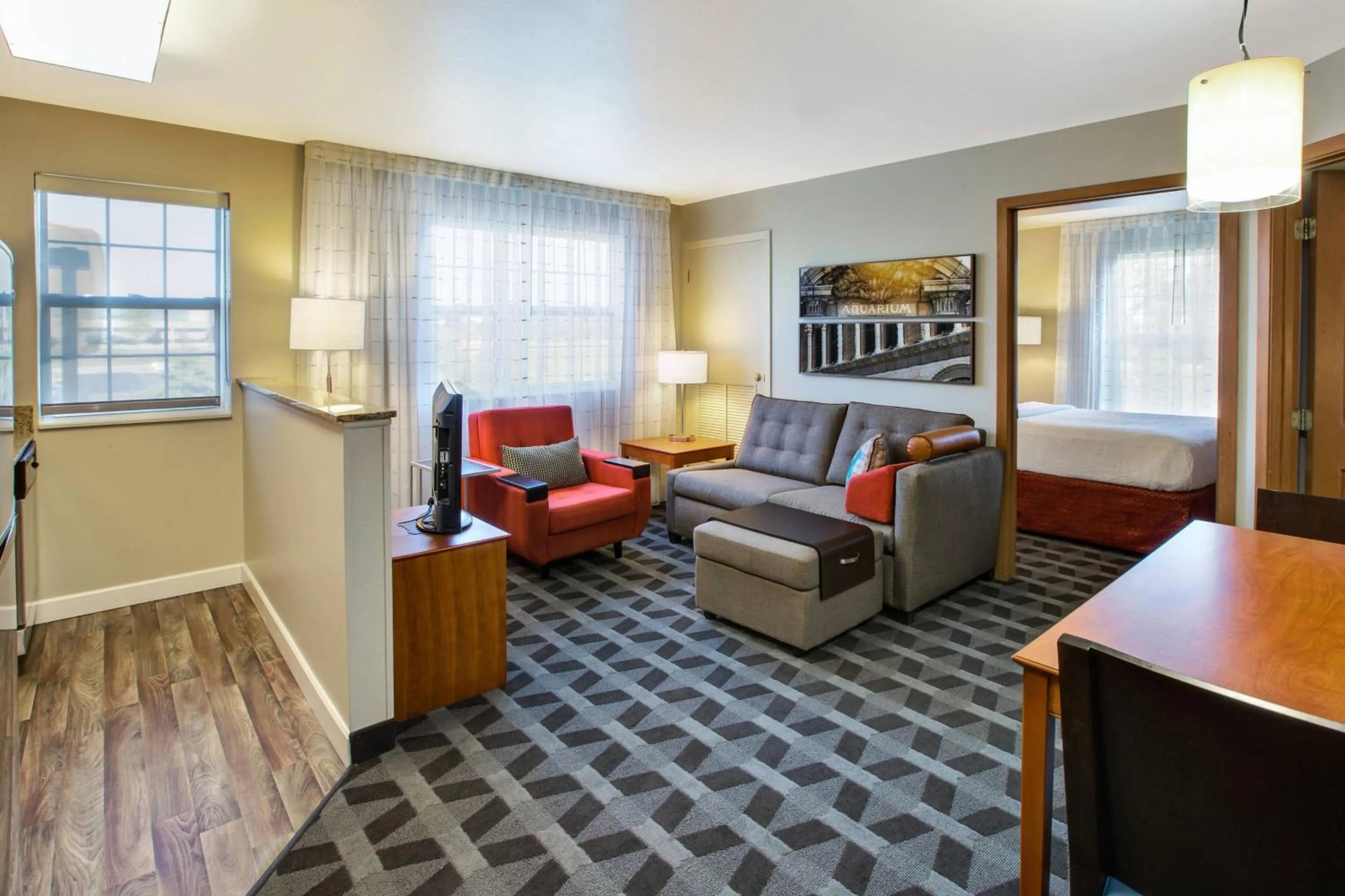 Bedroom in TownePlace Suites by Marriott Detroit Livonia