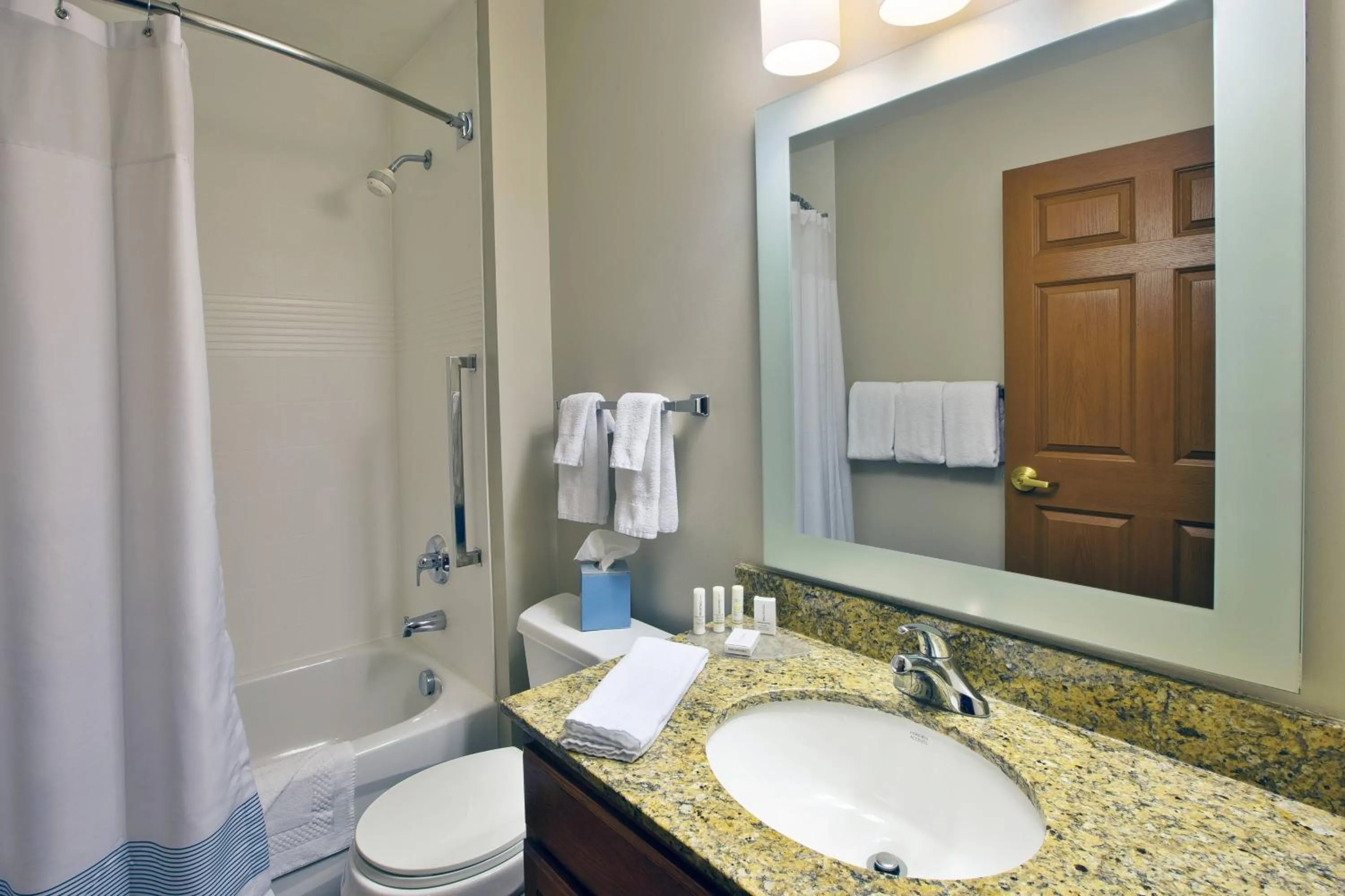 Bathroom in TownePlace Suites by Marriott Detroit Livonia