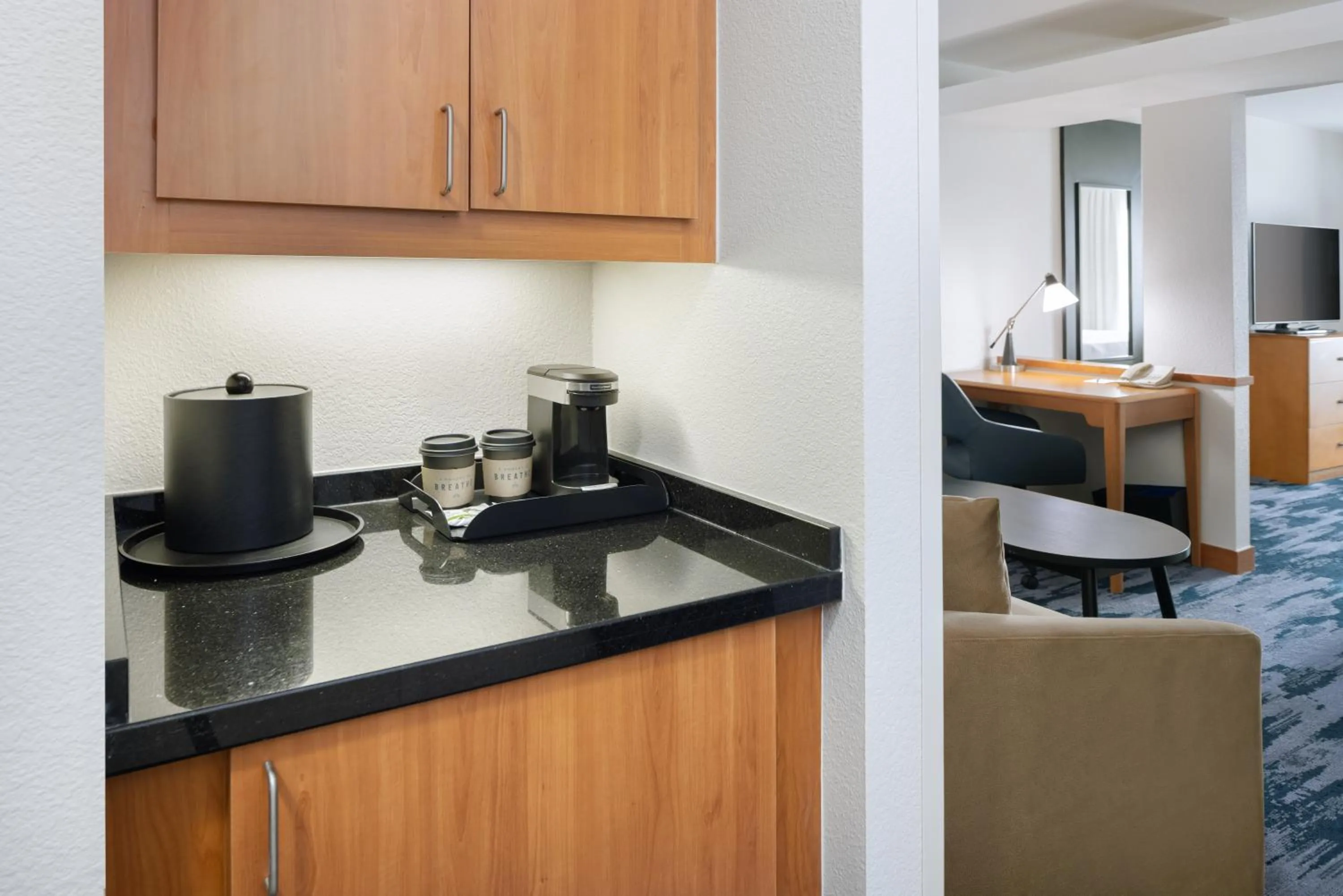 Coffee/tea facilities in Fairfield Inn and Suites Turlock