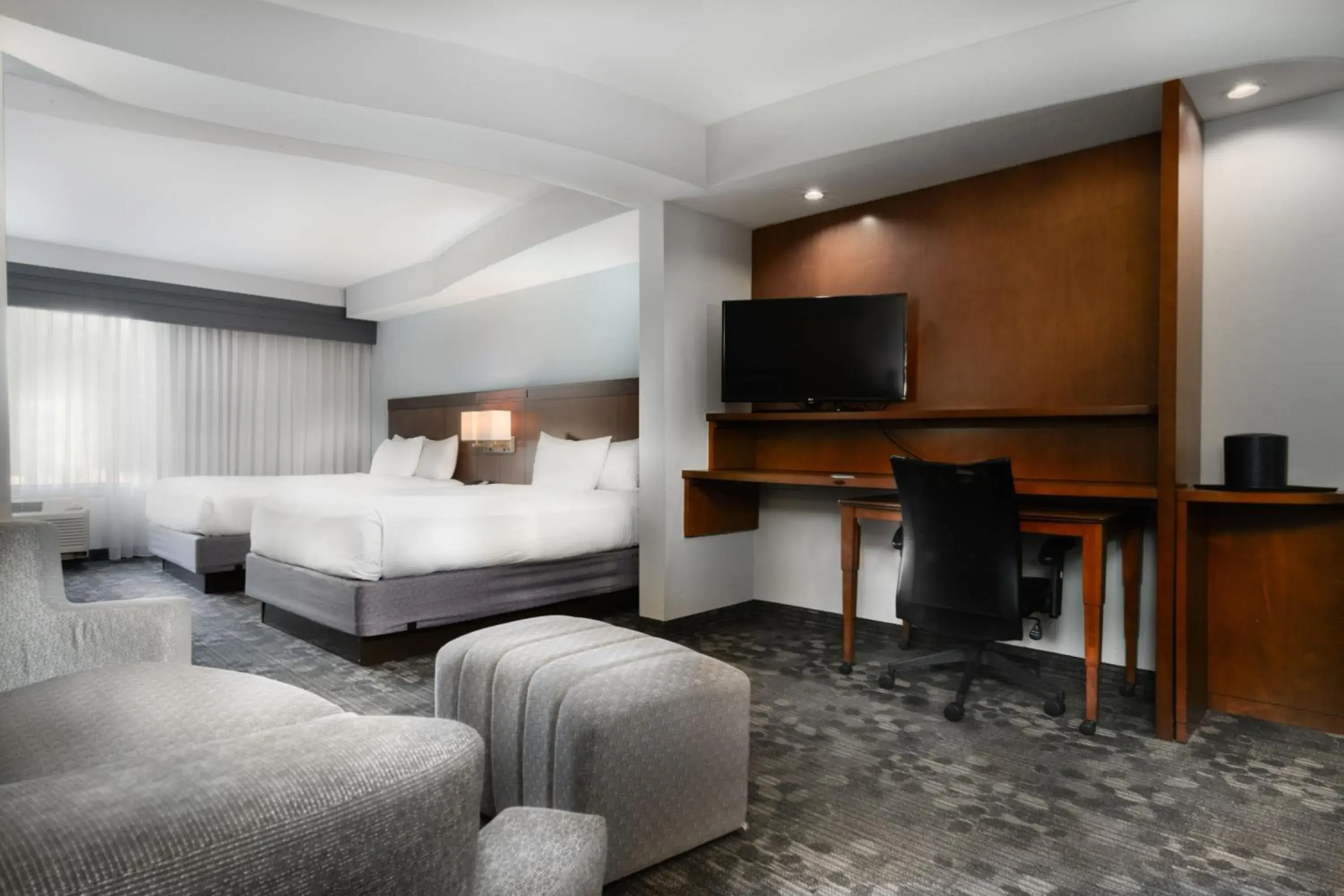 Larger Queen Room with Two Queen Beds and Sofa Bed in Courtyard by Marriott New Braunfels River Village Larger Queen Room with Two Queen Beds and Sofa Bed in Courtyard by Marriott New Braunfels River Village