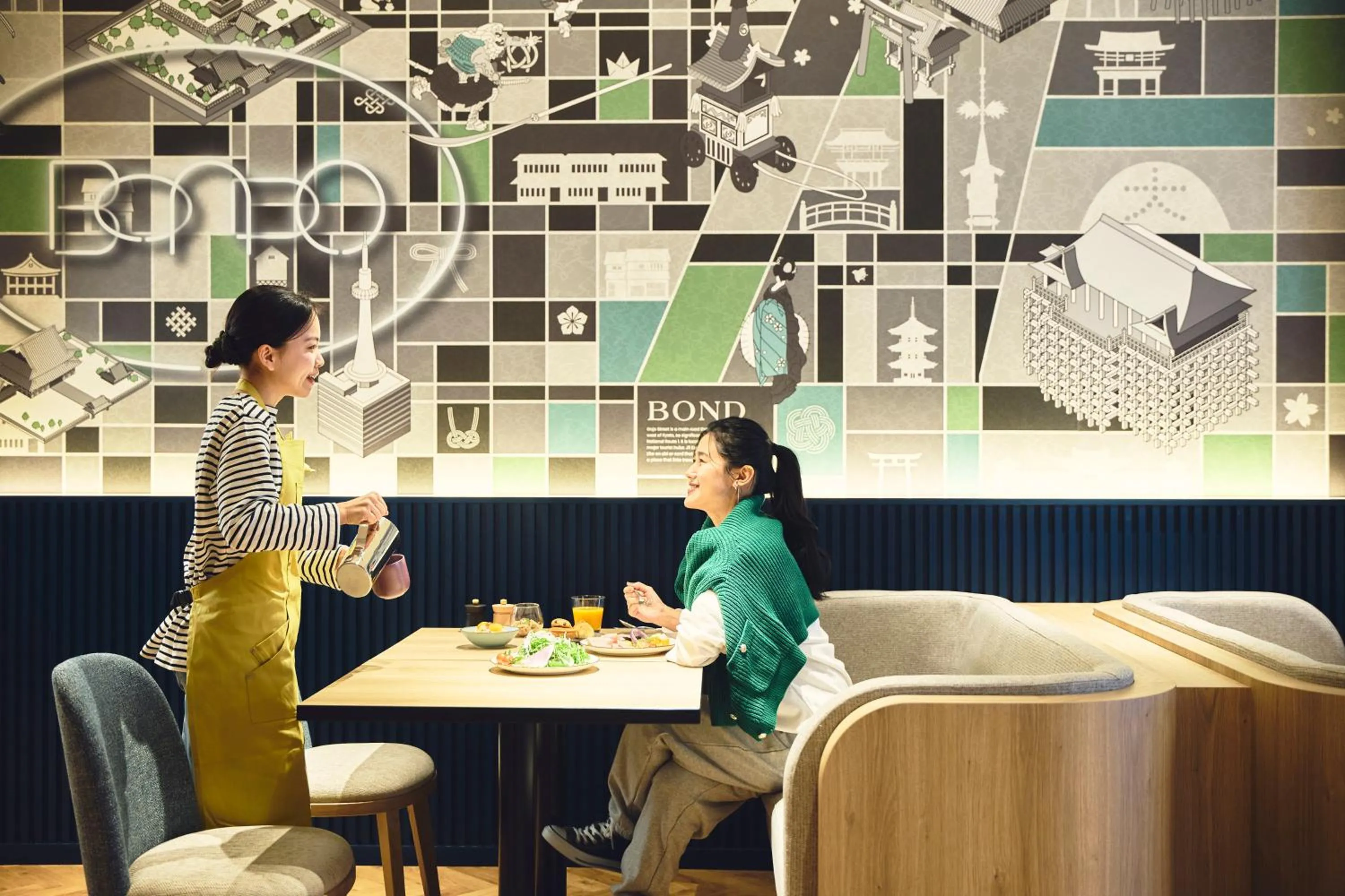 Restaurant/places to eat in Holiday Inn Kyoto Gojo