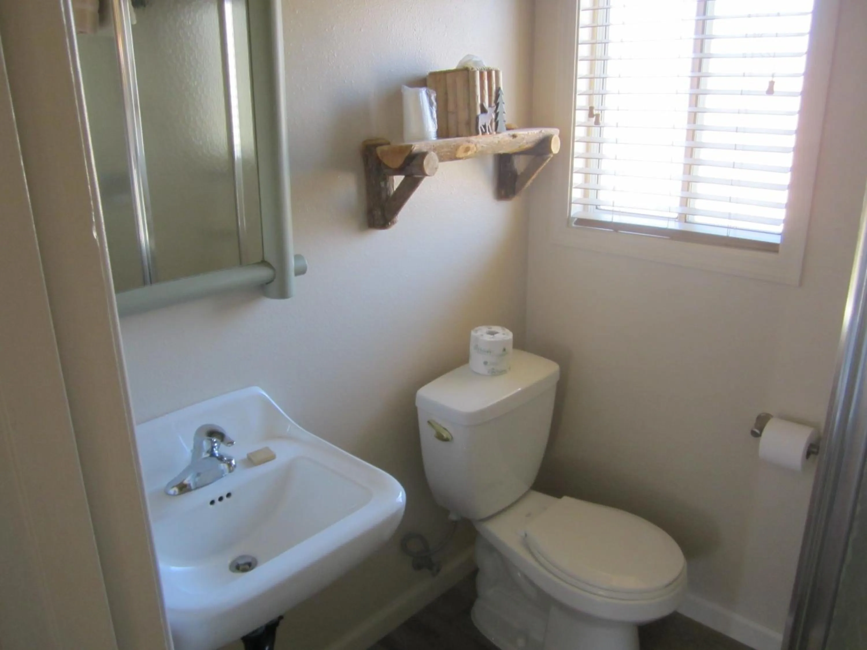 Toilet in Sequoia Lodge