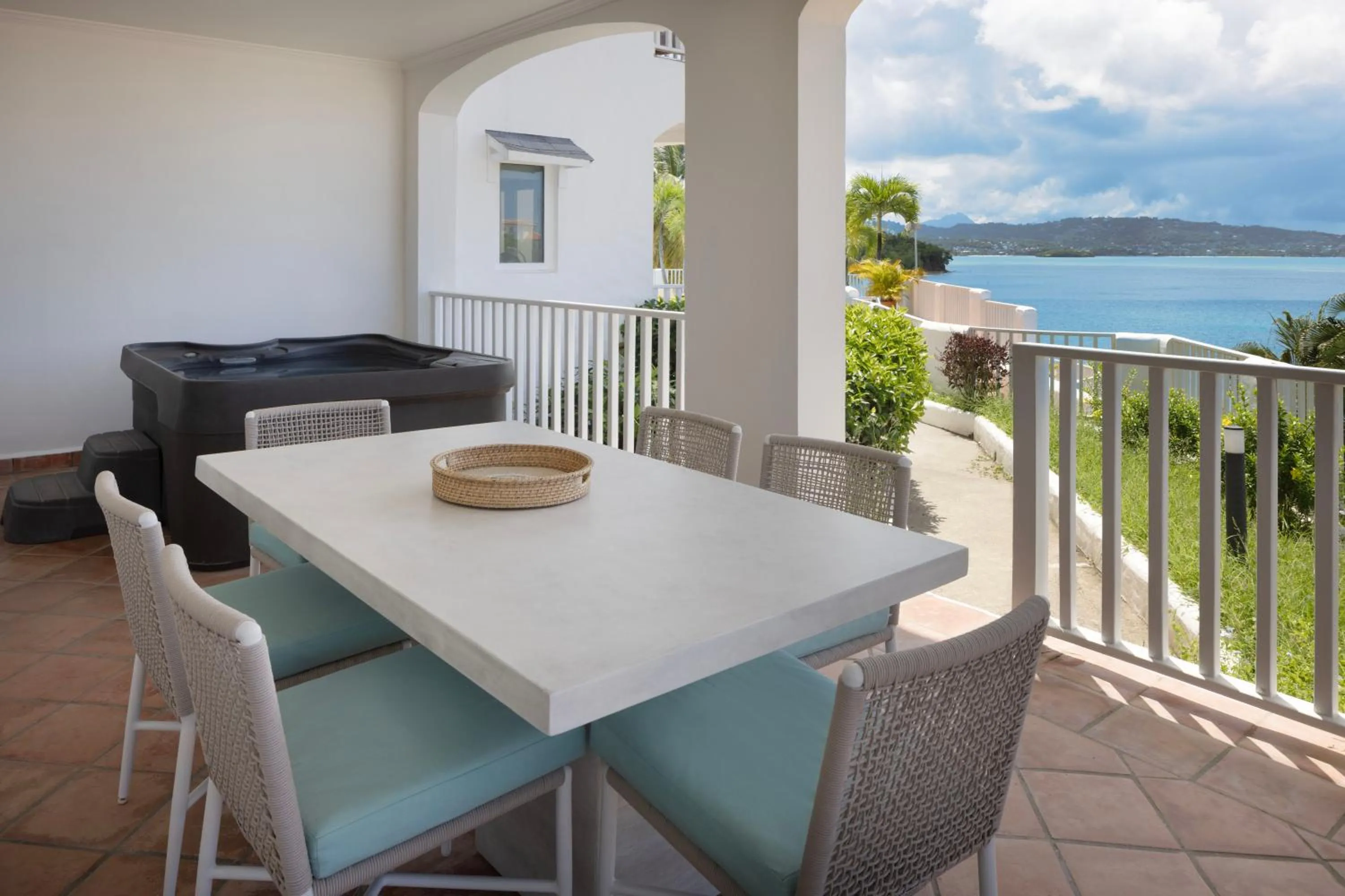 Patio in Windjammer Landing Resort and Residences