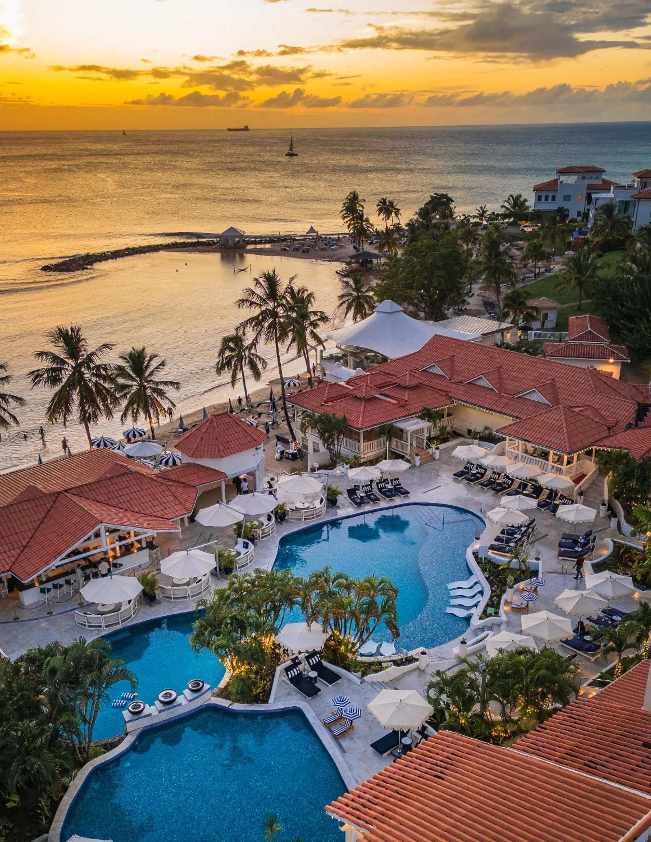 Pool view in Windjammer Landing Resort and Residences
