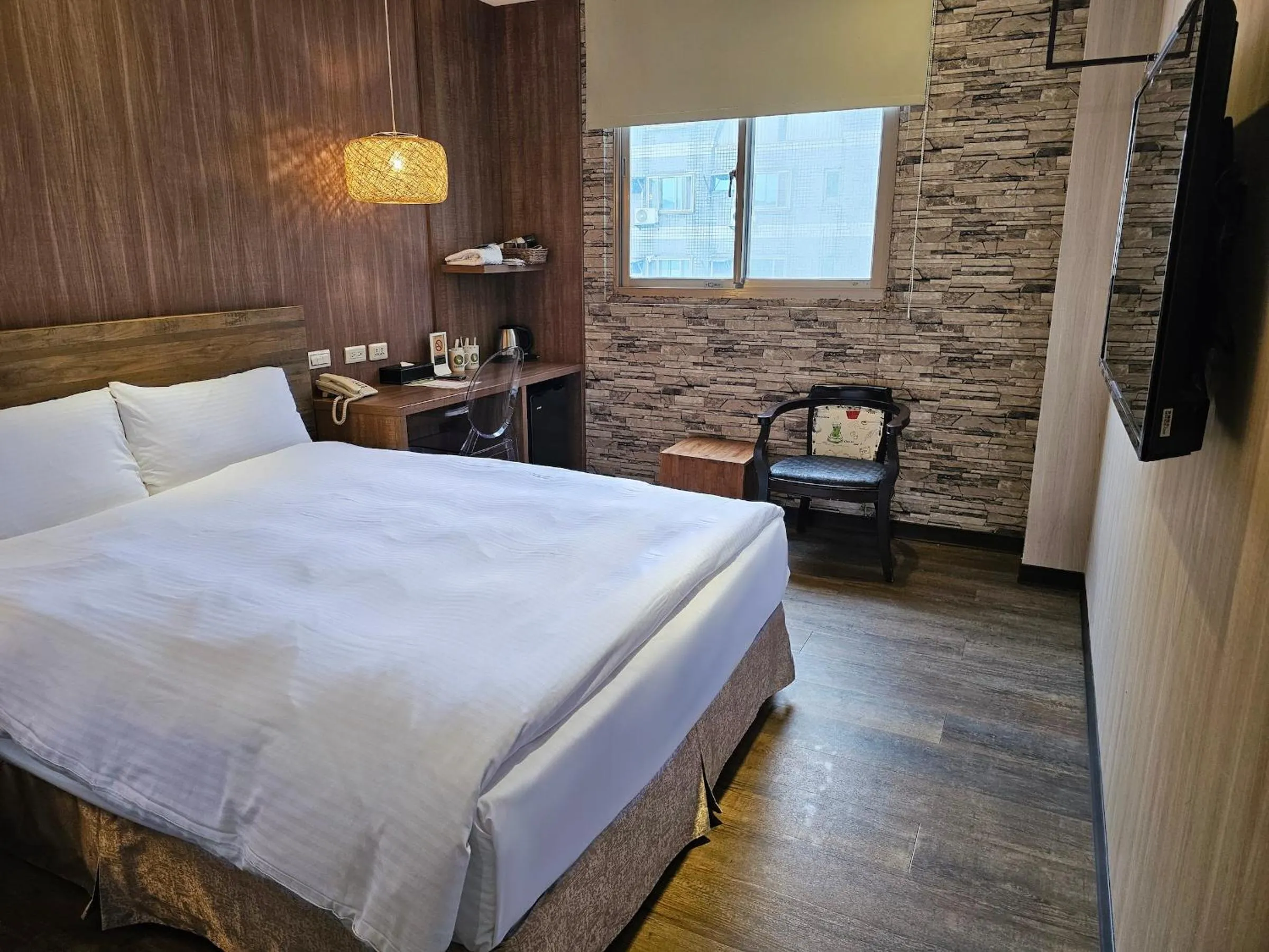 Bed in CHECK inn Yilan LuoDong