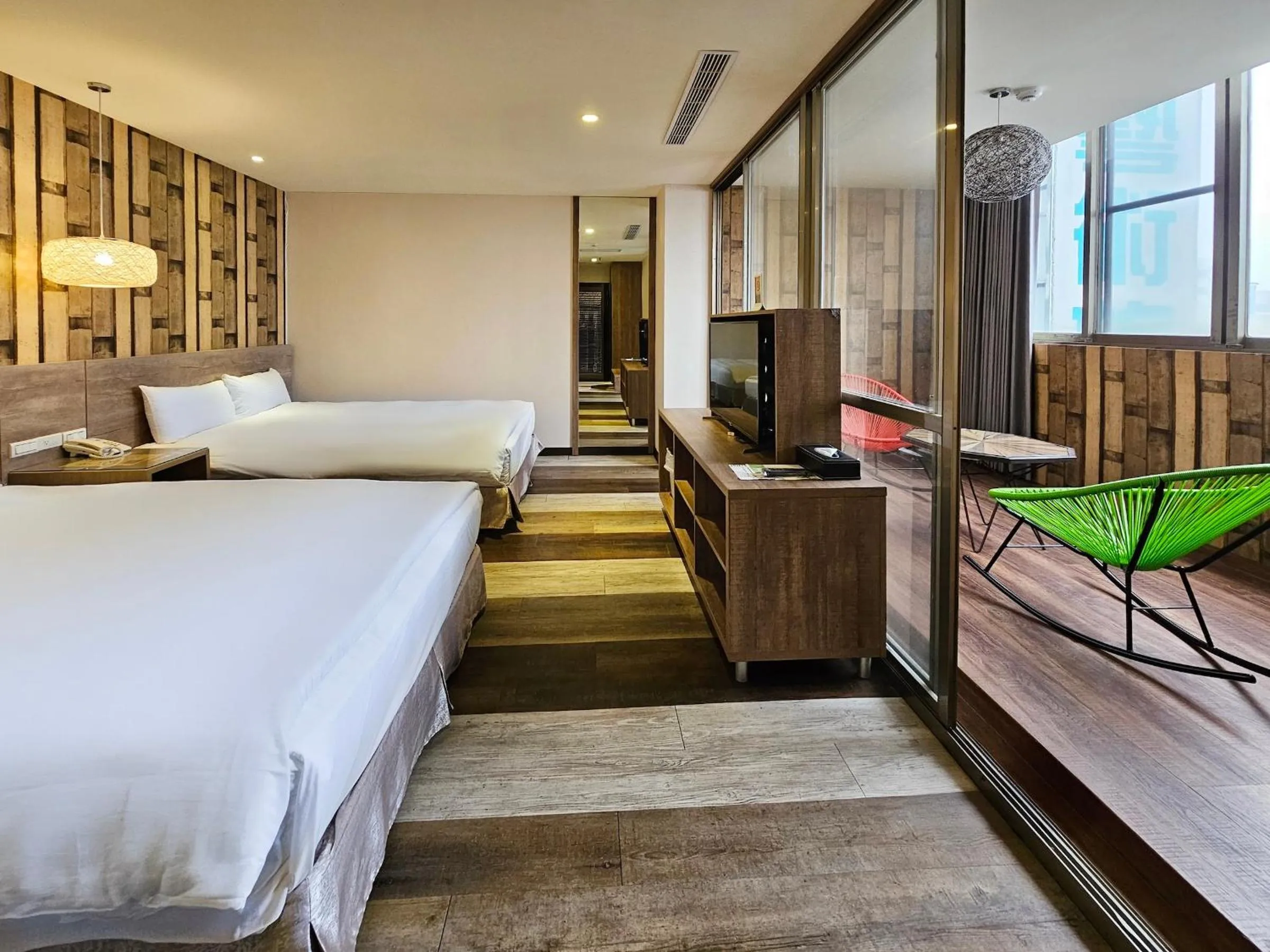 Bed in CHECK inn Yilan LuoDong