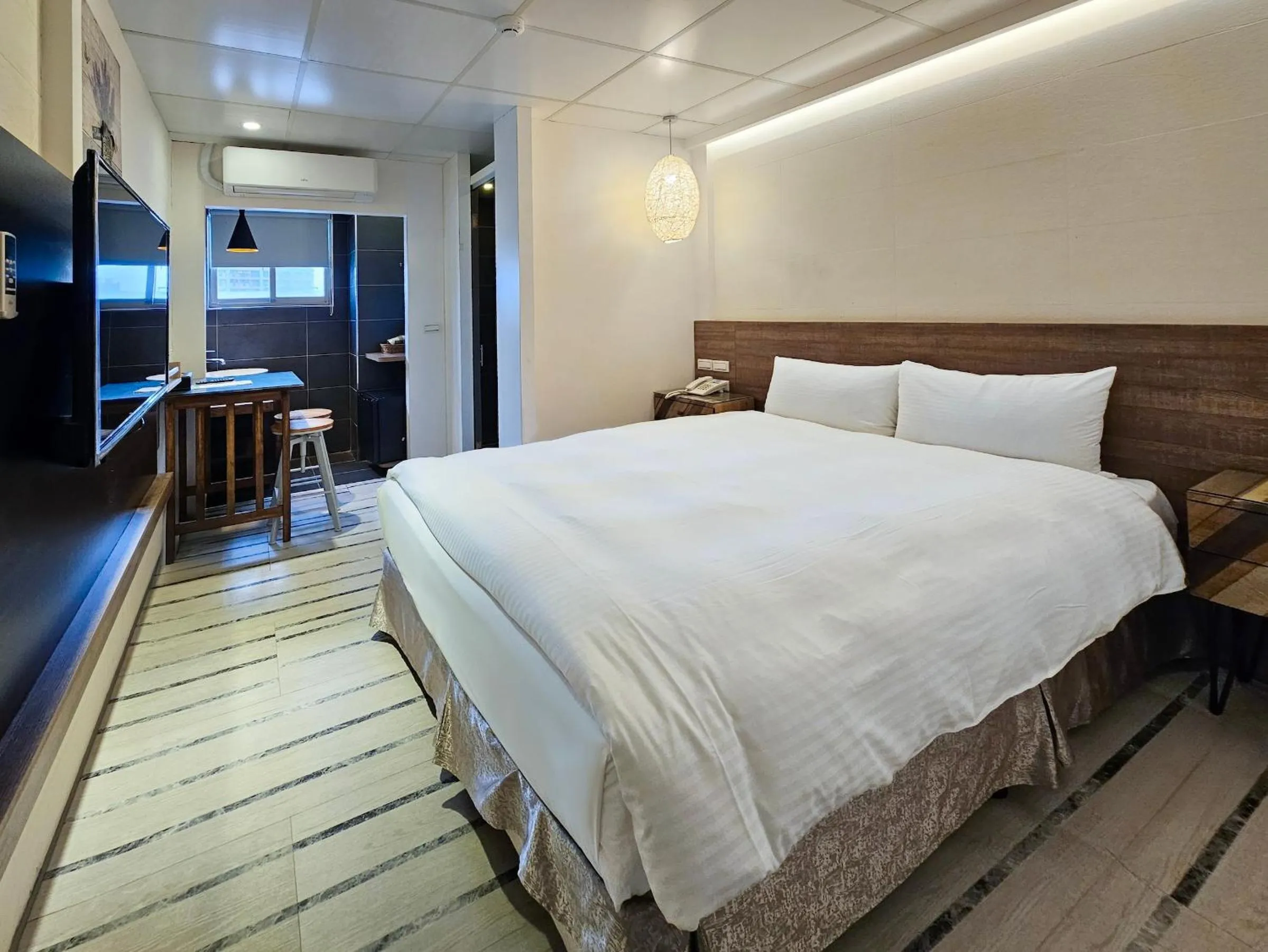 Bed in CHECK inn Yilan LuoDong