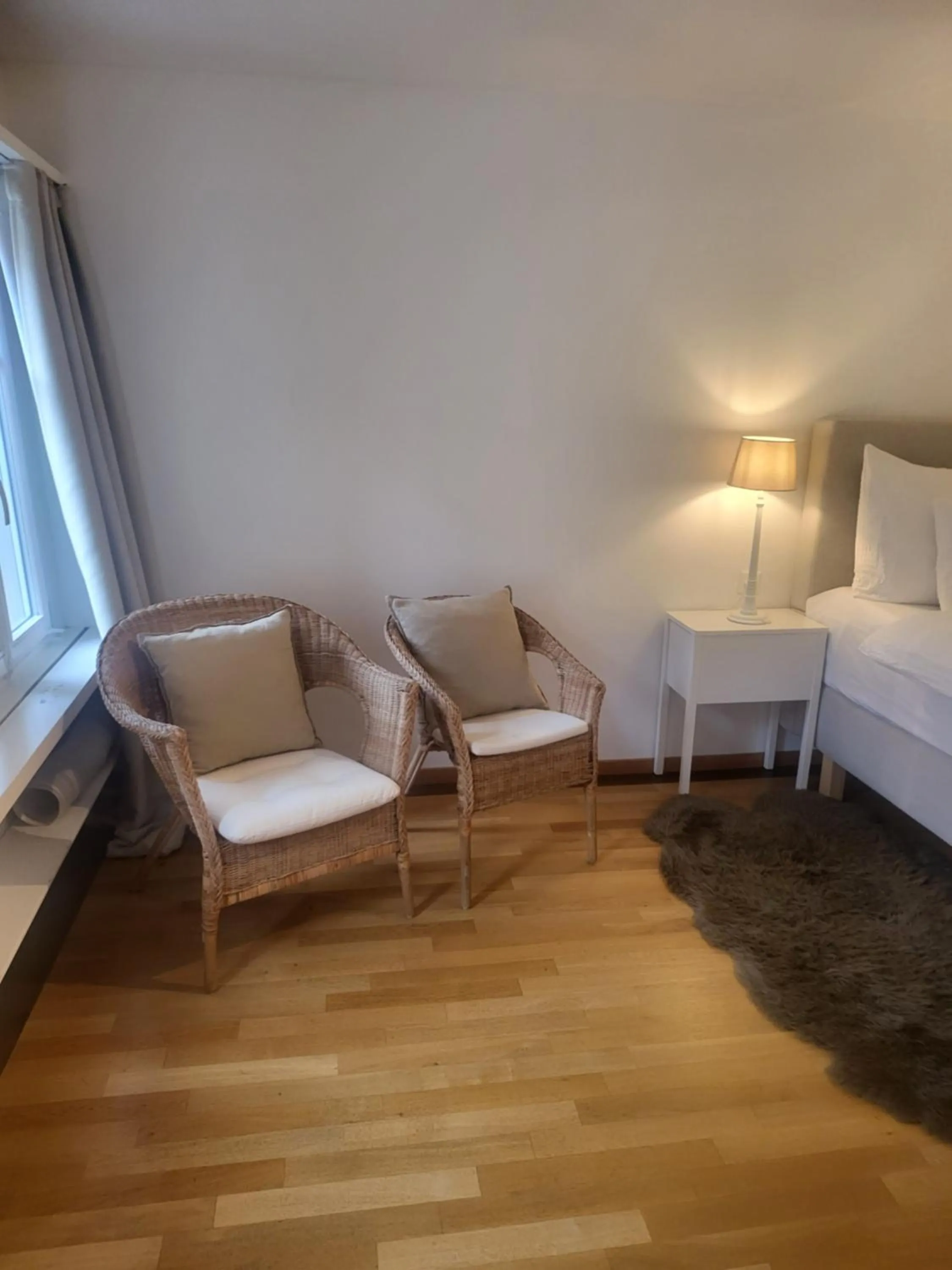 Bedroom, Bed in Stylish Apartment in the Heart of Zug by Airhome