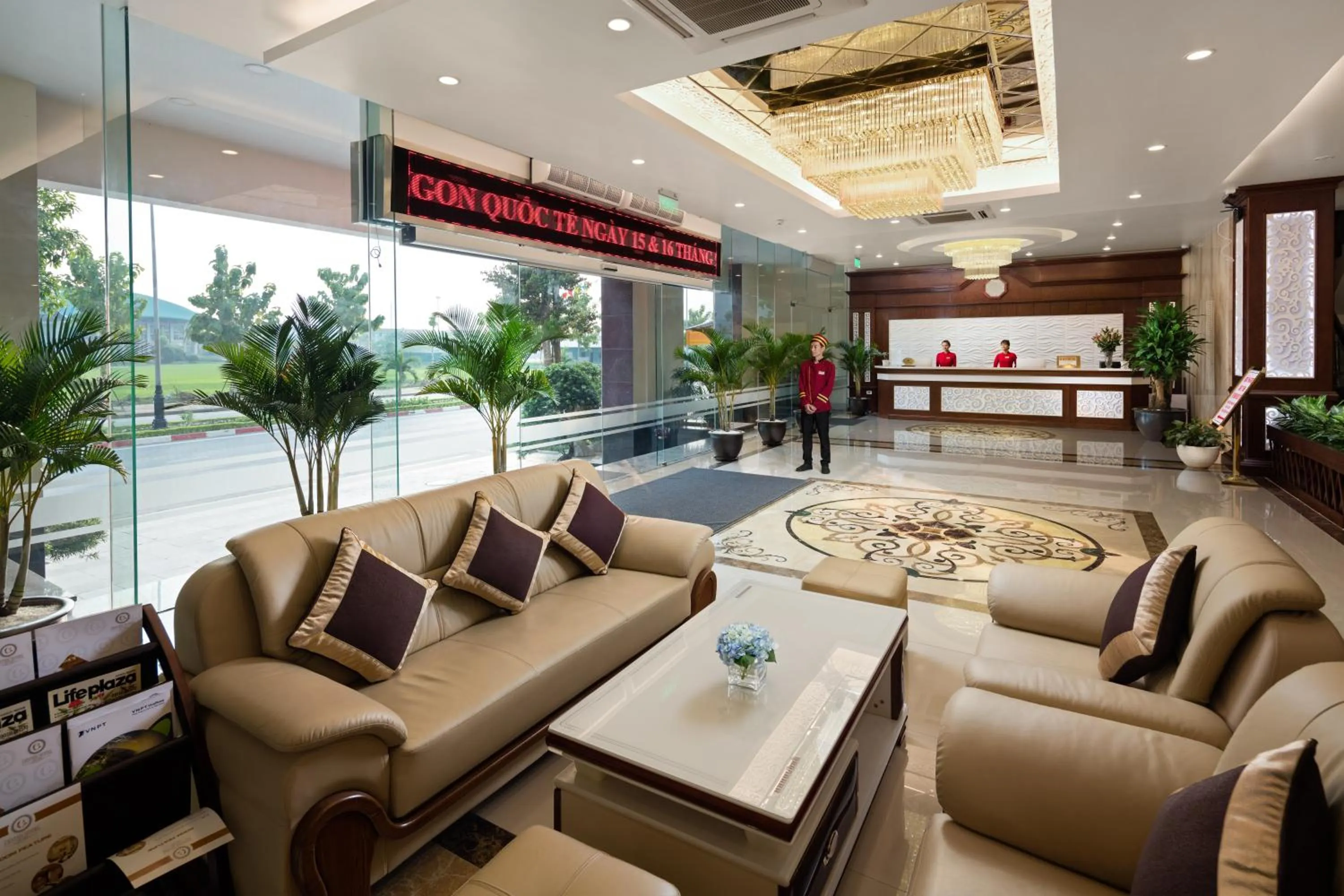 Lobby or reception in Center Hotel Bac Ninh