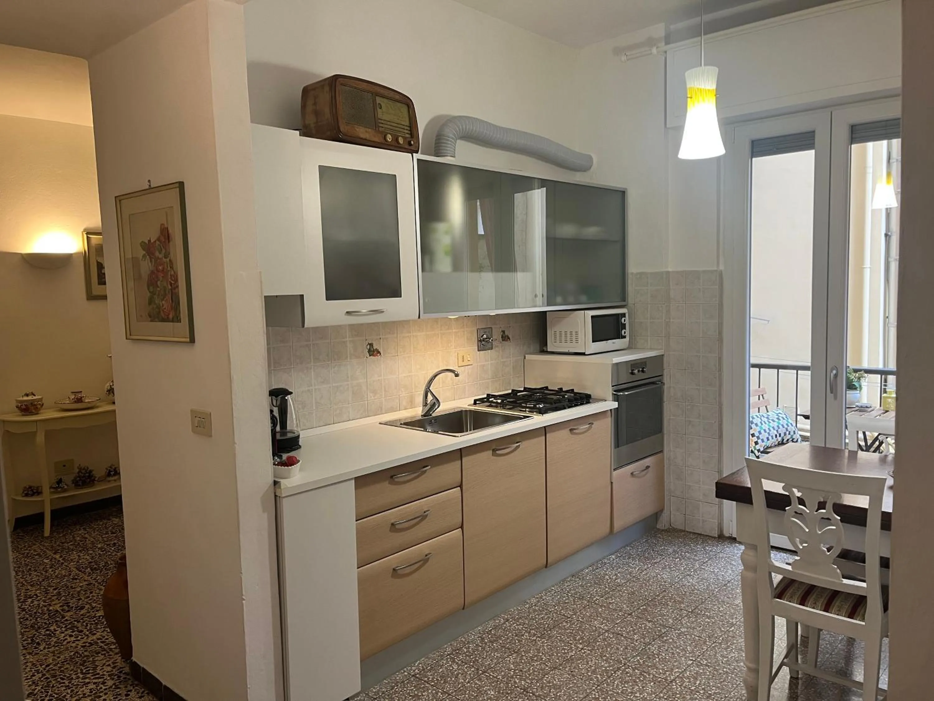 Kitchen or kitchenette in La Corte Apartment