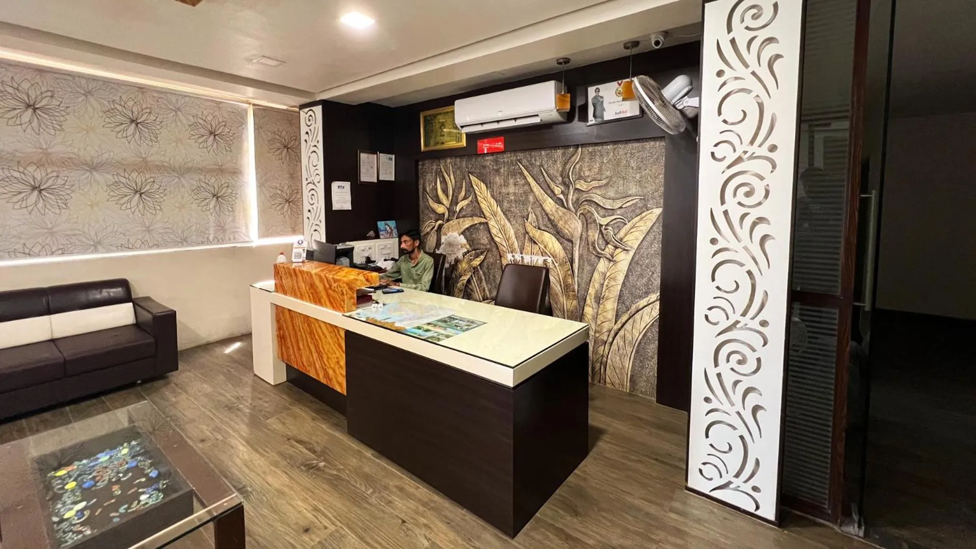 Lobby or reception in The Gir Harmony Hotel