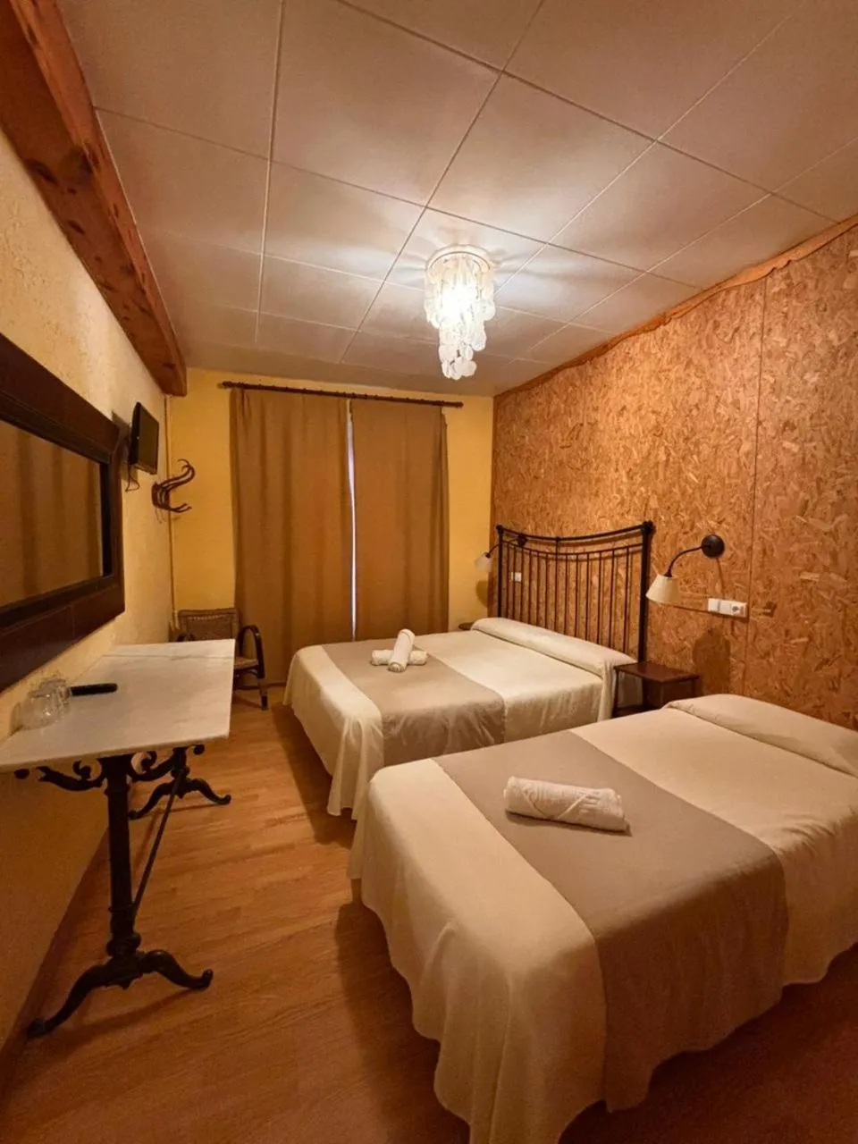 Bedroom, Bed in Hotel Prats