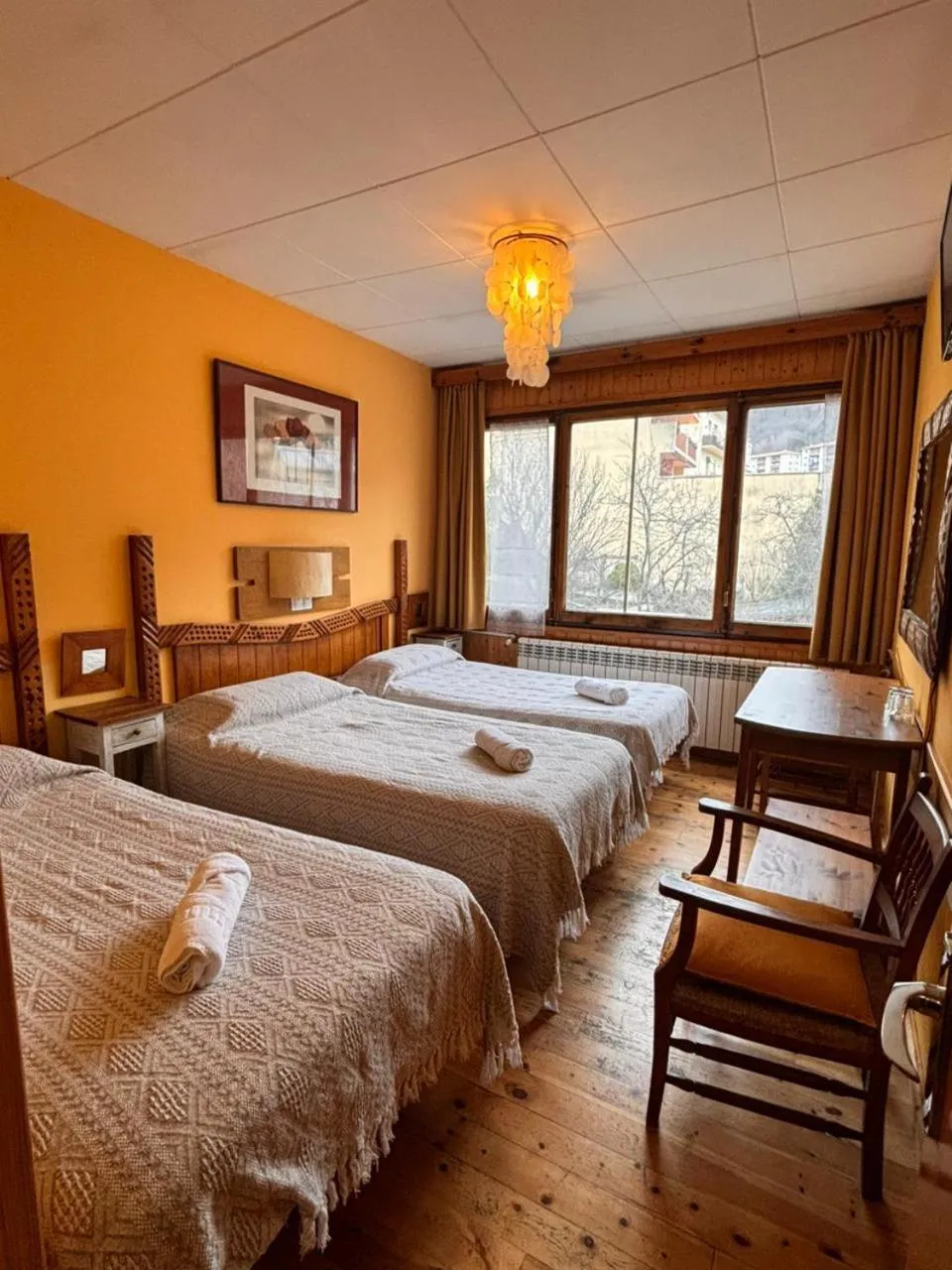 Bedroom, Bed in Hotel Prats