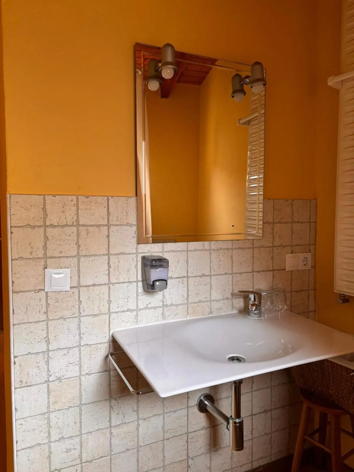 Bathroom in Hotel Prats