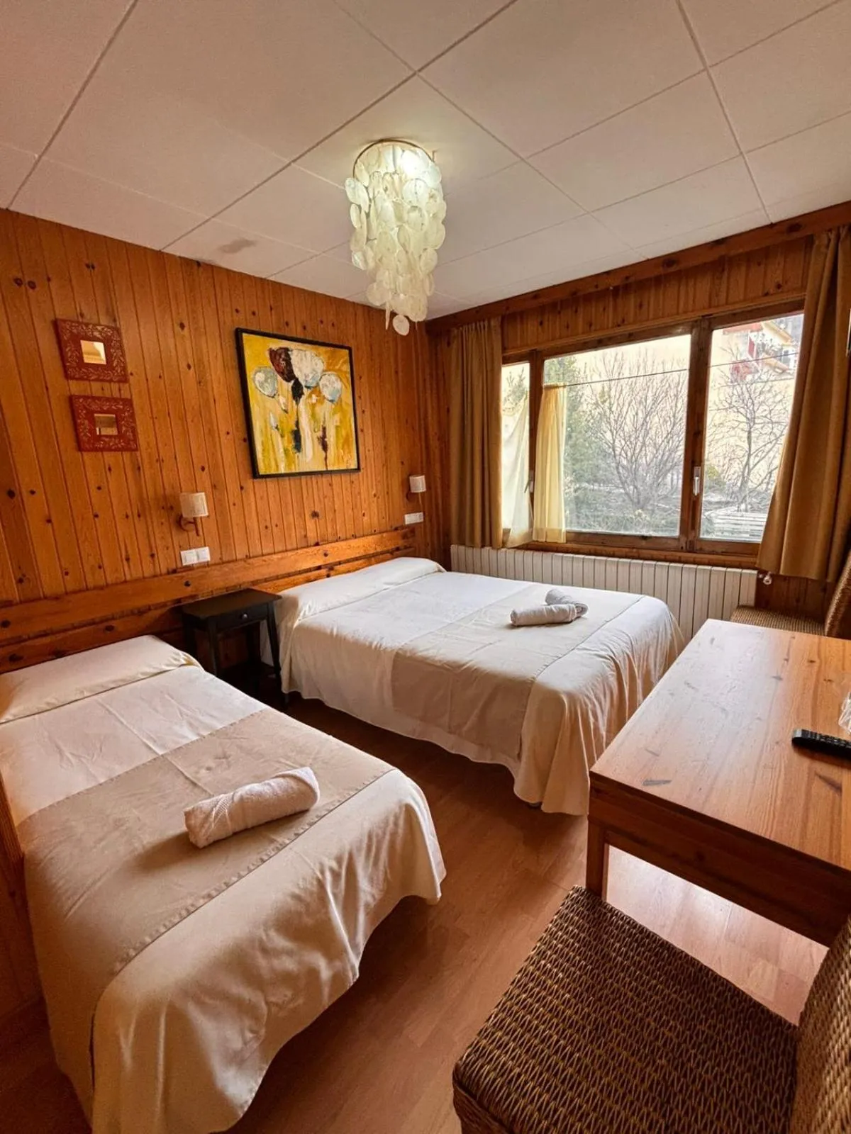 Bedroom, Bed in Hotel Prats