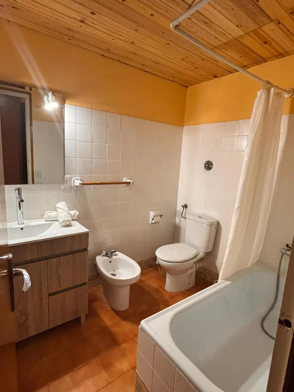 Bathroom in Hotel Prats