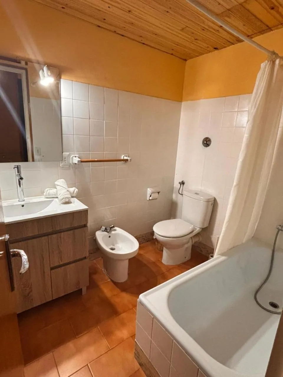 Bathroom in Hotel Prats