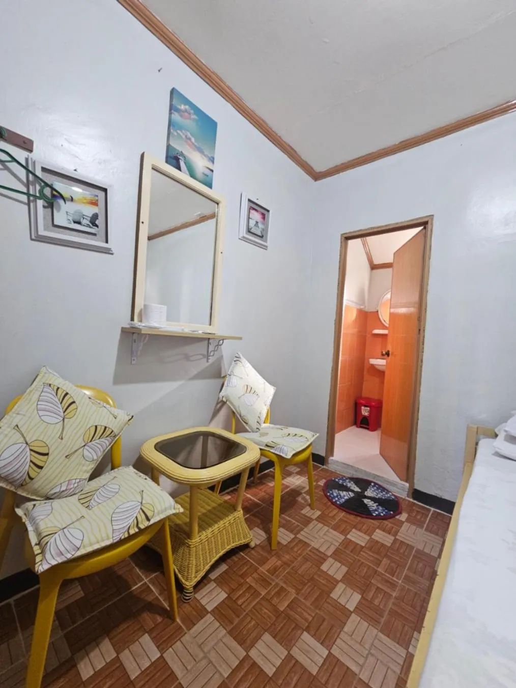 Bed in Bohol Sea Breeze Cottages and Resort