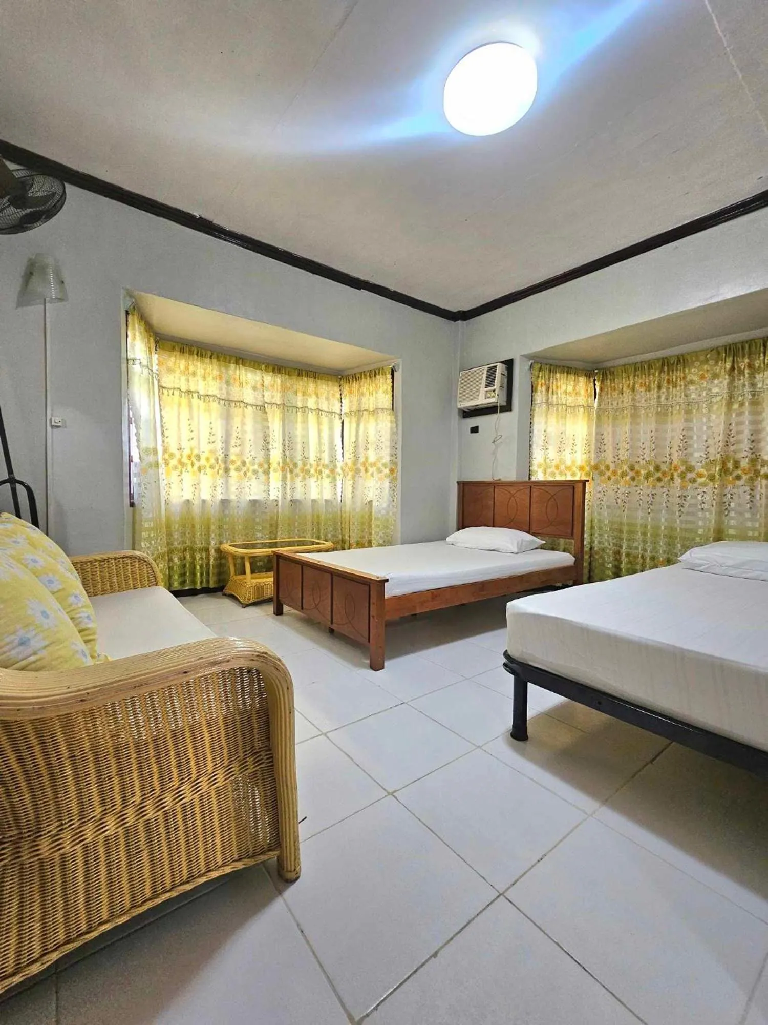 Bed in Bohol Sea Breeze Cottages and Resort