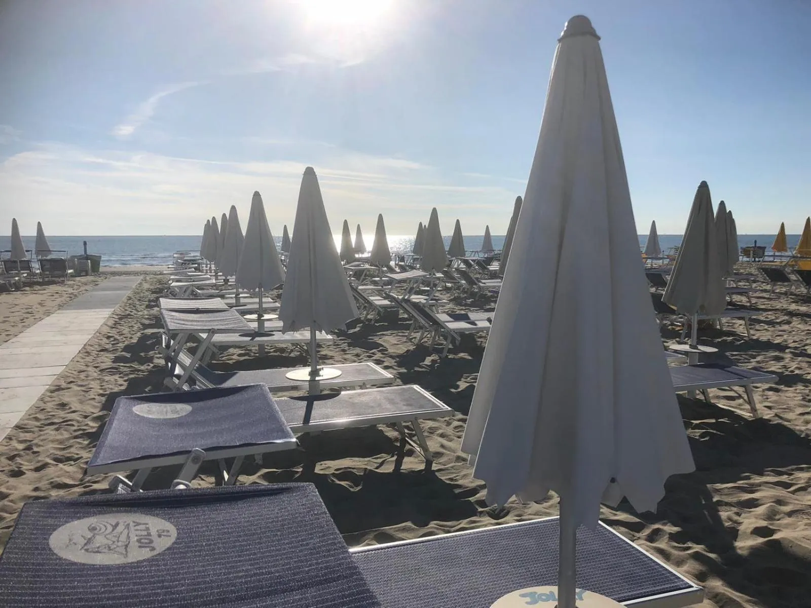 Beach in Hotel Donatella Pinarella