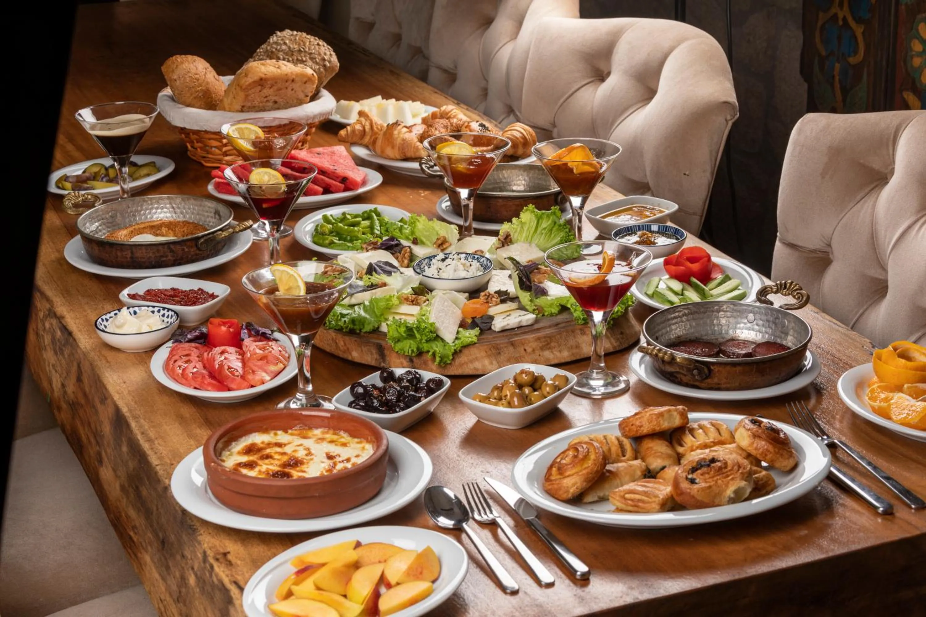 Breakfast in Assos Sunaba Kasri Hotel