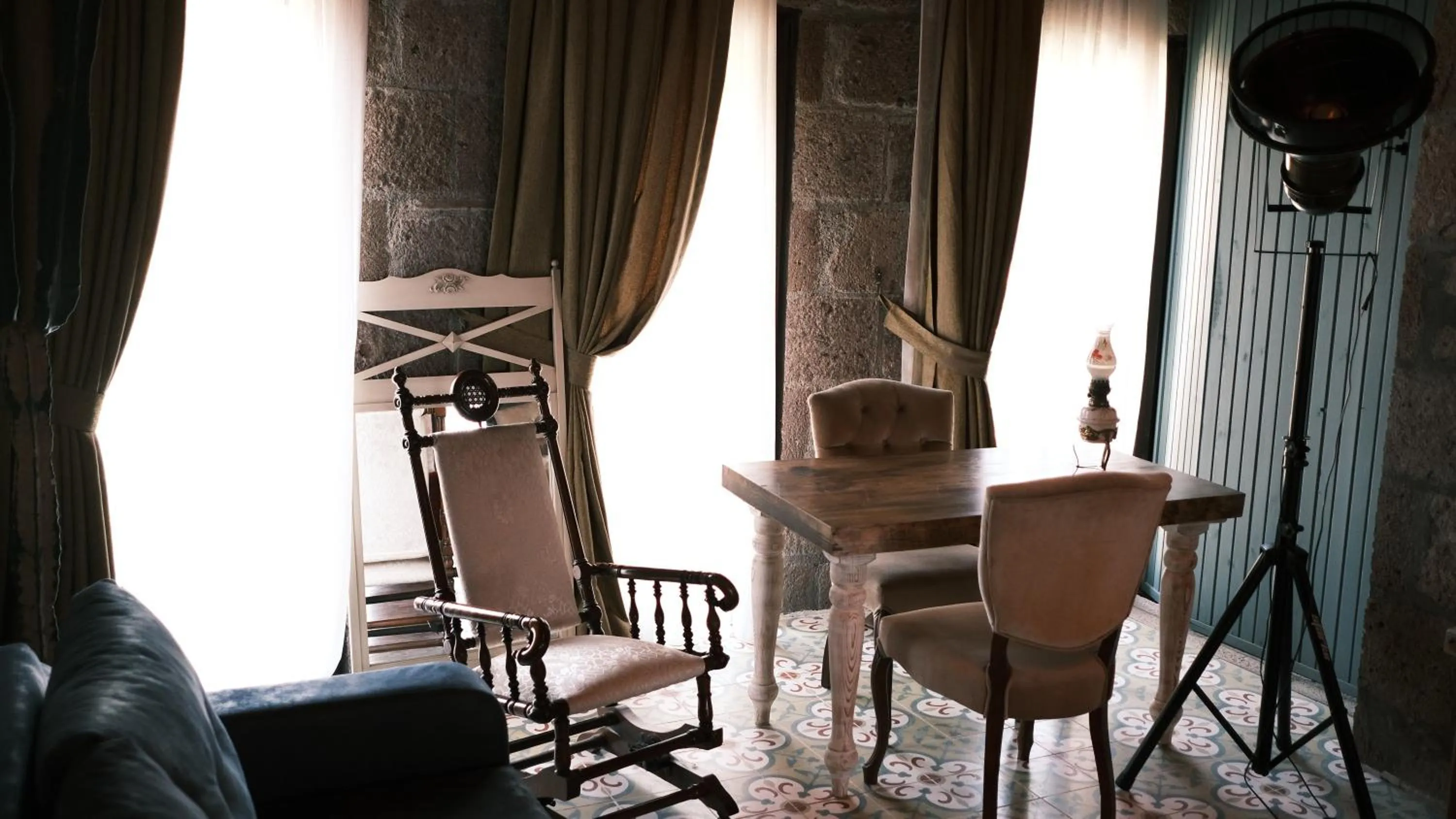 Seating area in Assos Sunaba Kasri Hotel