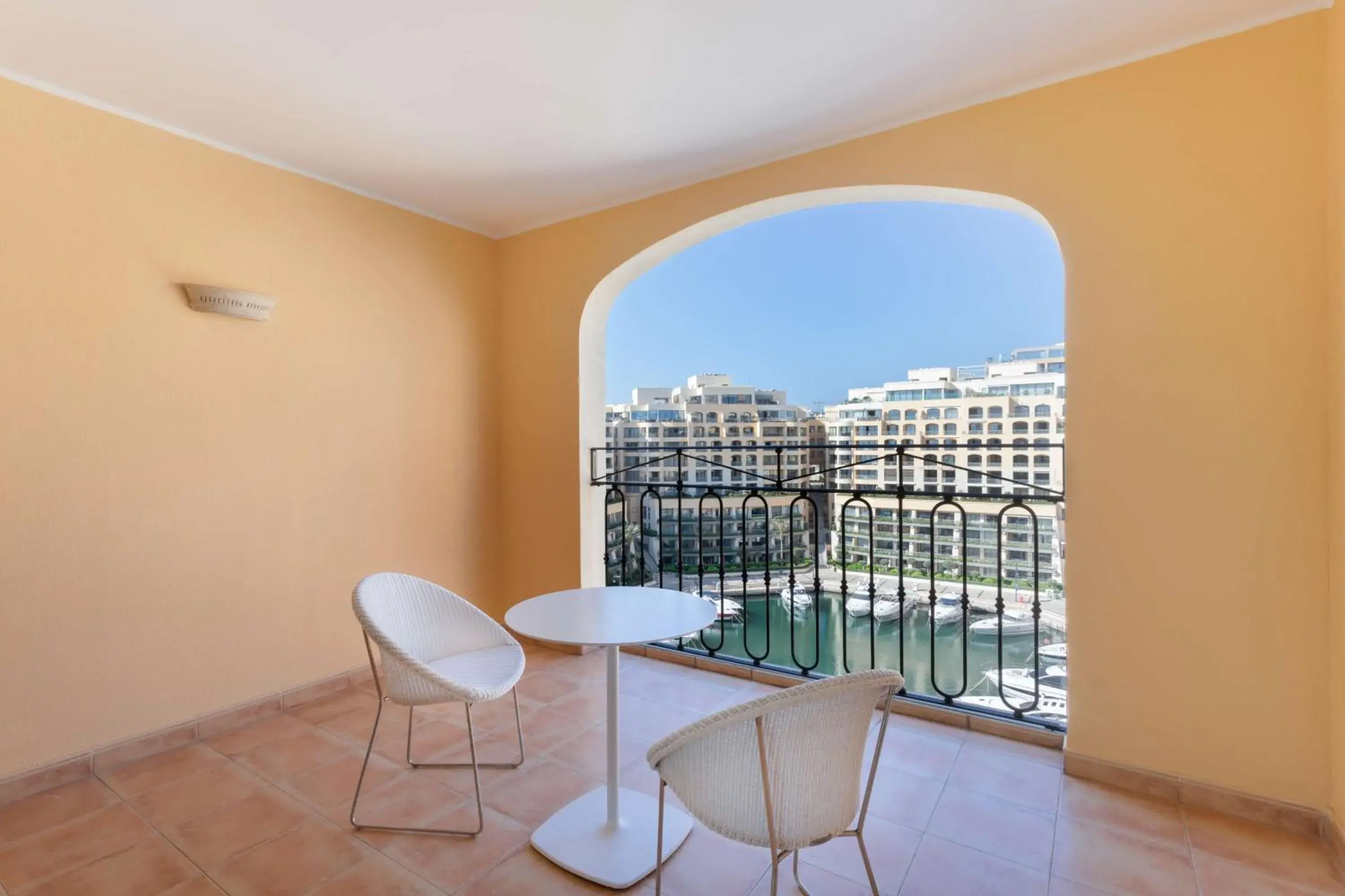 Executive Family Room with Marina View in Hilton Malta Executive Family Room with Marina View in Hilton Malta