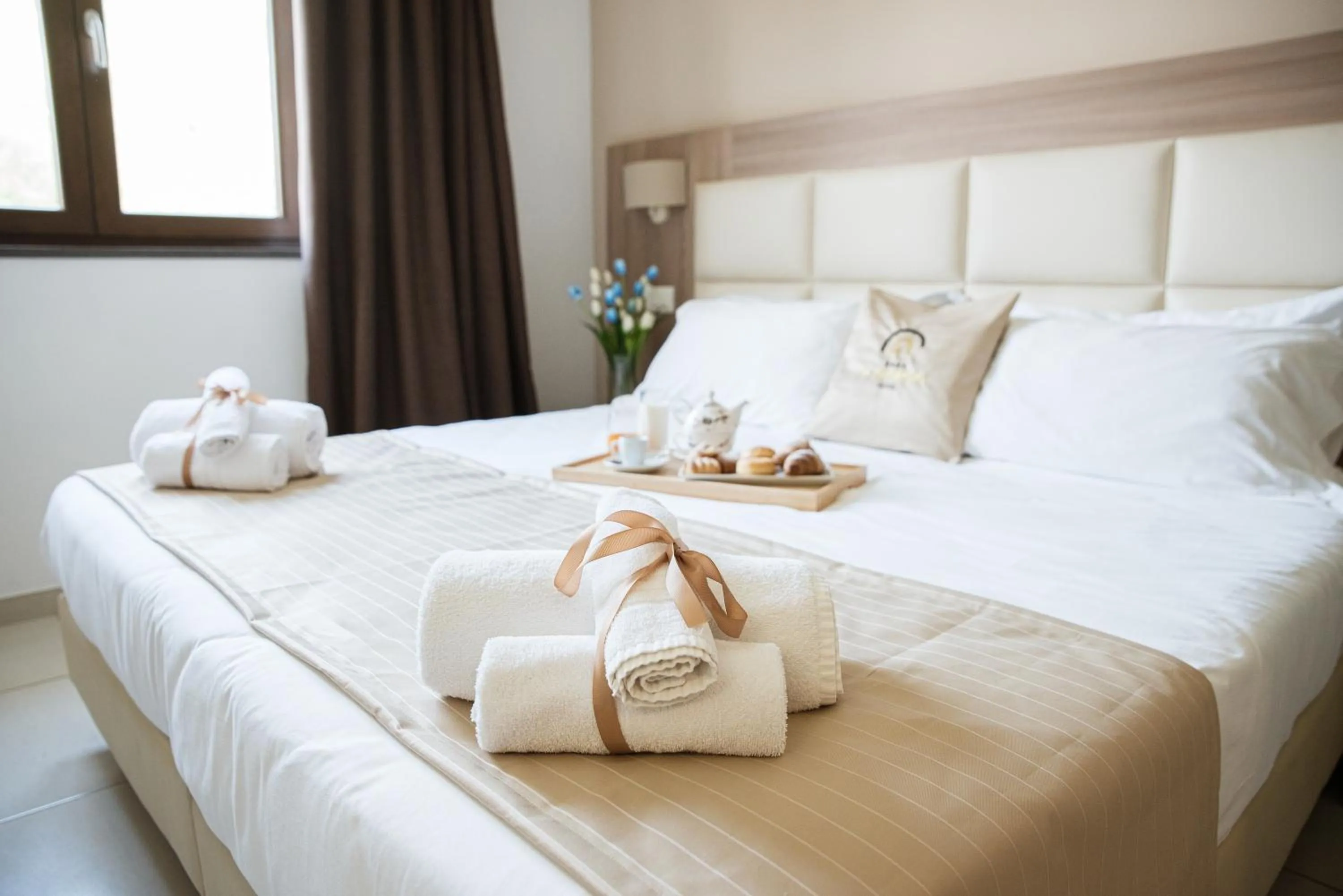 Bed in Hotel St. Giorgio