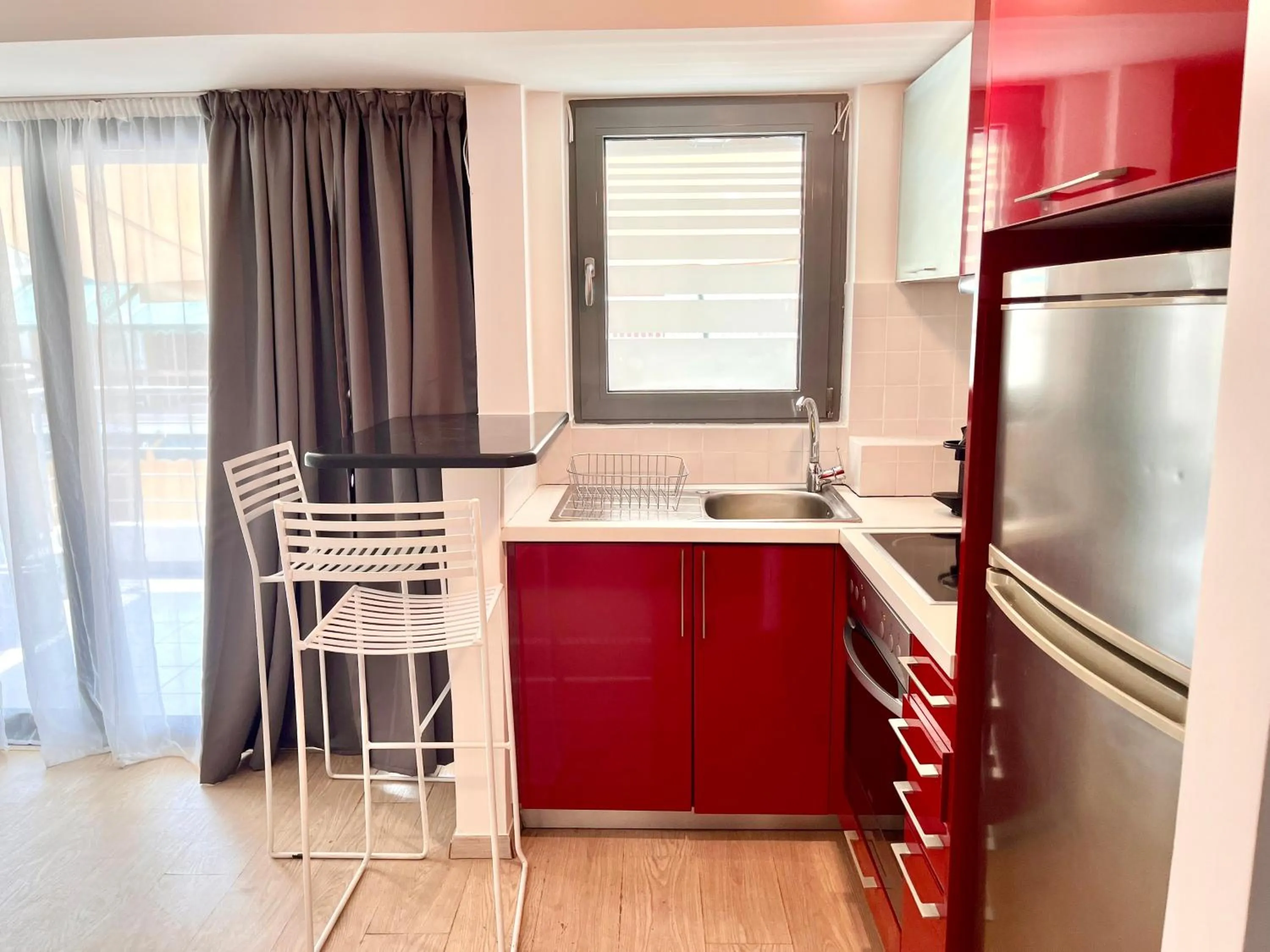 Kitchen or kitchenette in Elvita Apartments